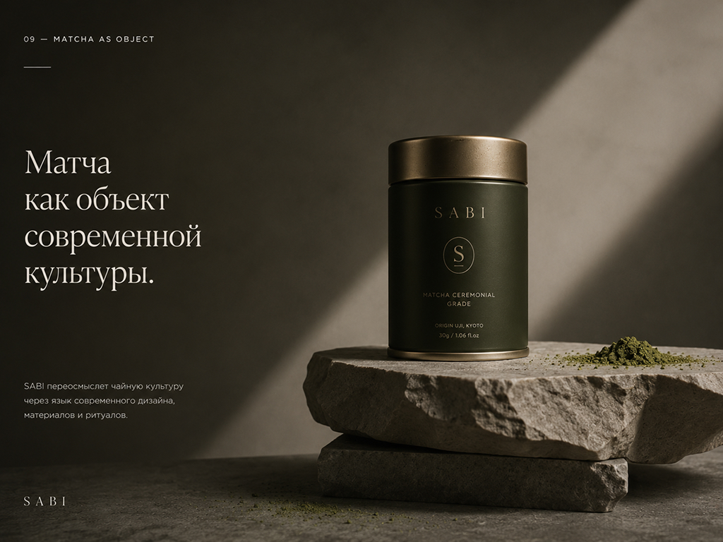 SABI // MATCHA BRAND IDENTITY — Изображение №10 — Интерфейсы, Брендинг на Dprofile