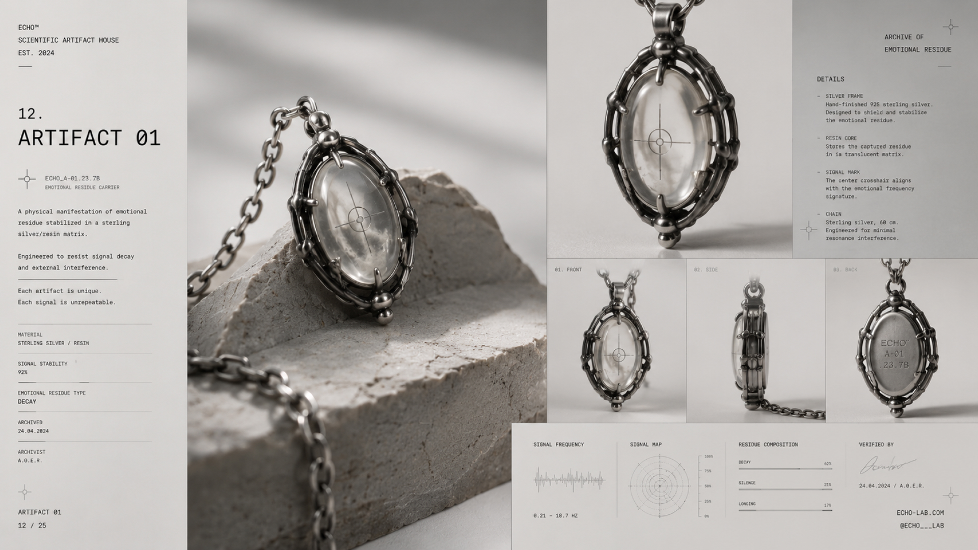 JEWELLERY BRAND-IDENTITY // ECHO — Изображение №12 — Брендинг на Dprofile