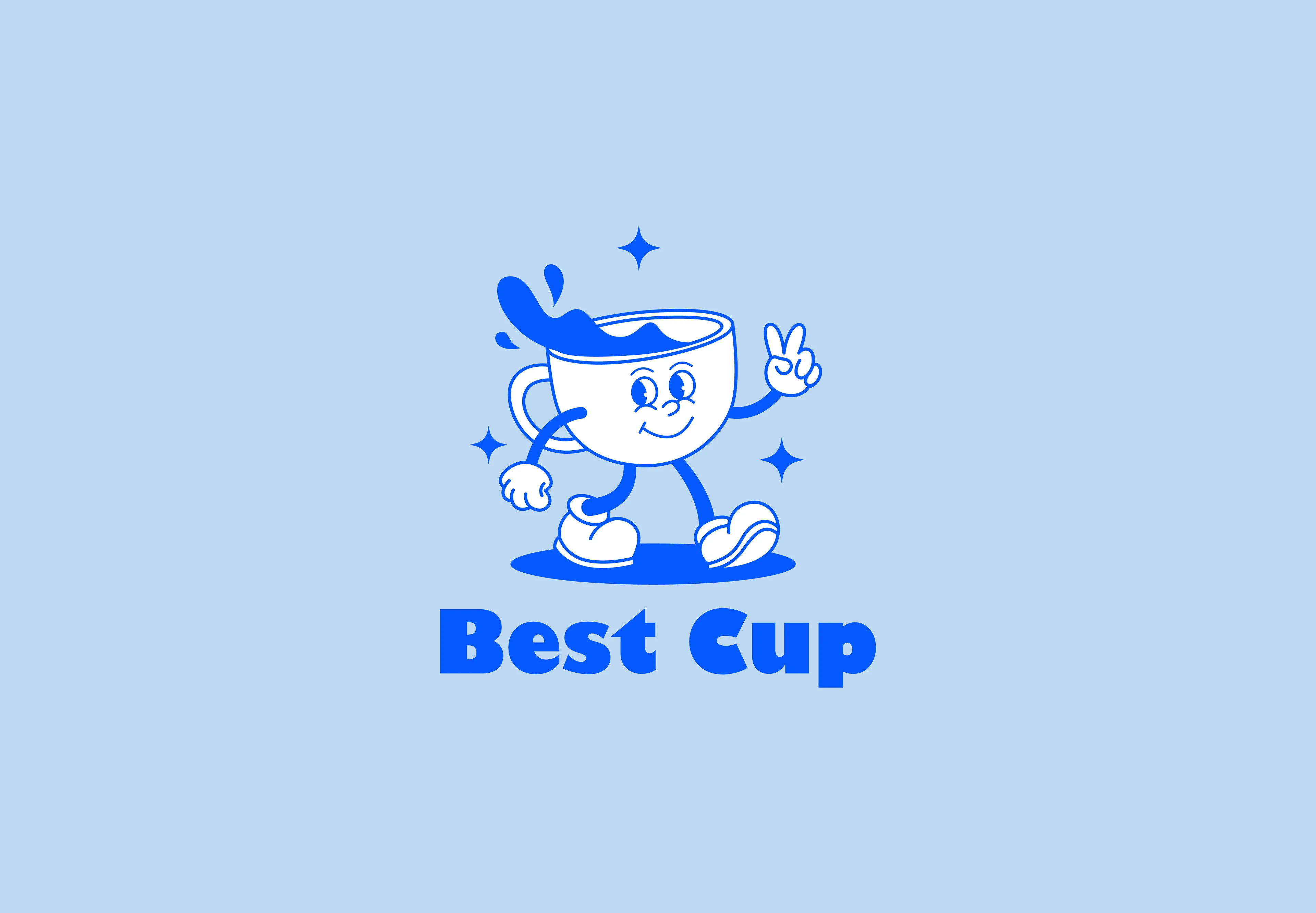 "BEST CUP" / Coffee shop brand identity — Изображение №1 — Брендинг на Dprofile