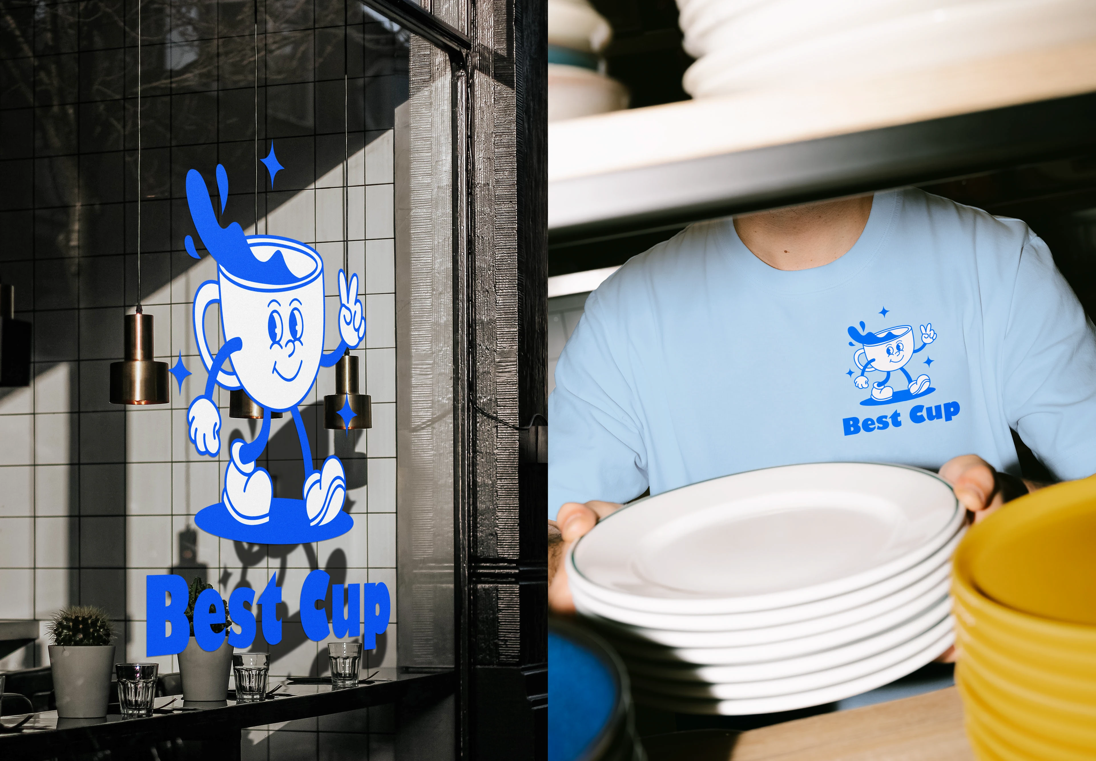 "BEST CUP" / Coffee shop brand identity — Изображение №3 — Брендинг на Dprofile