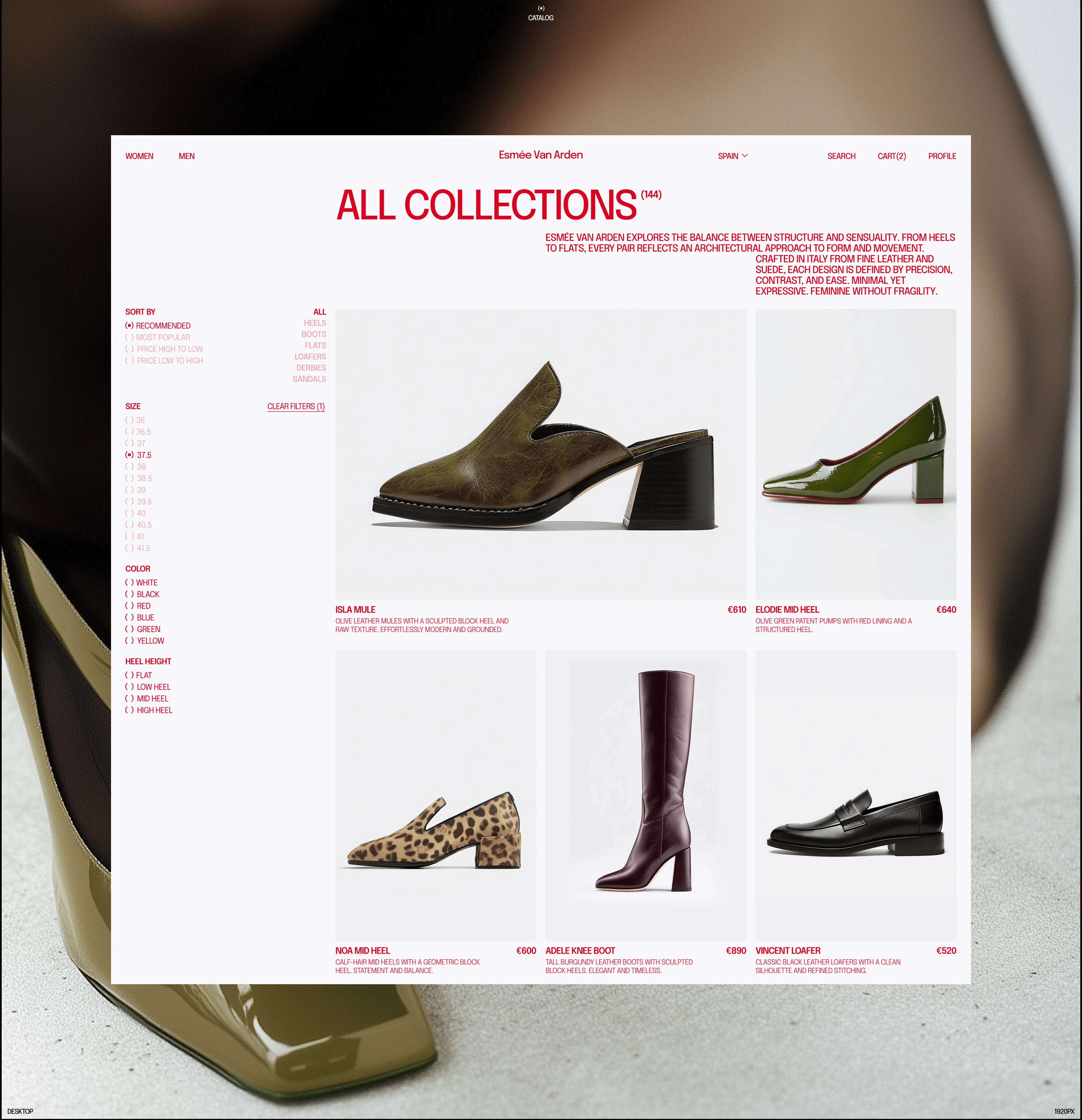 Esmée Van Arden — Изображение №5 — Интерфейсы на Dprofile