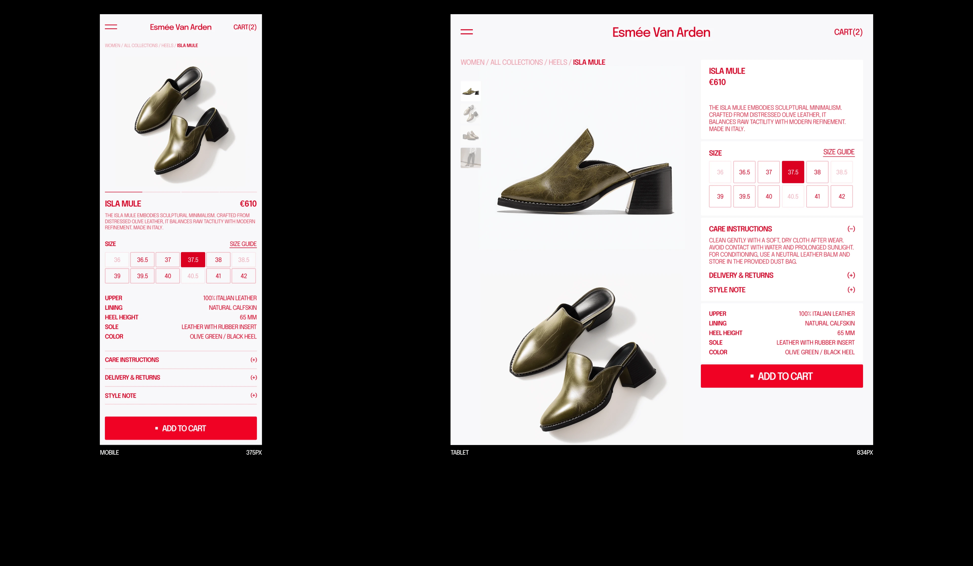 Esmée Van Arden — Изображение №7 — Интерфейсы на Dprofile