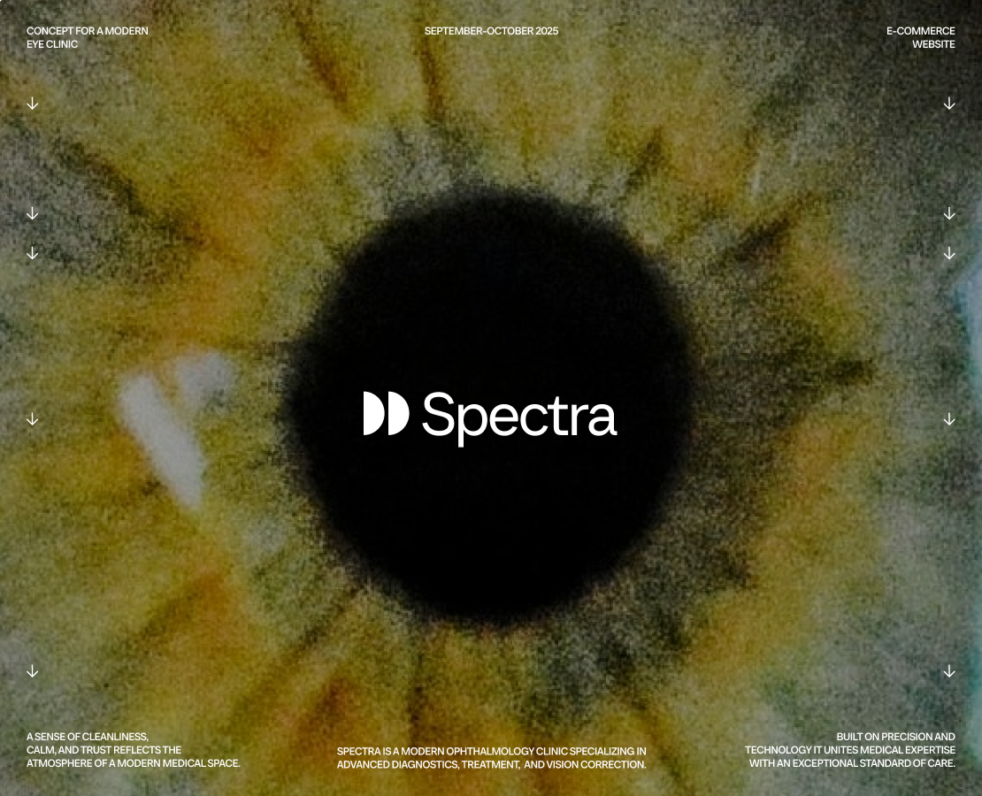 Spectra Eye Clinic — UX/UI на Dprofile