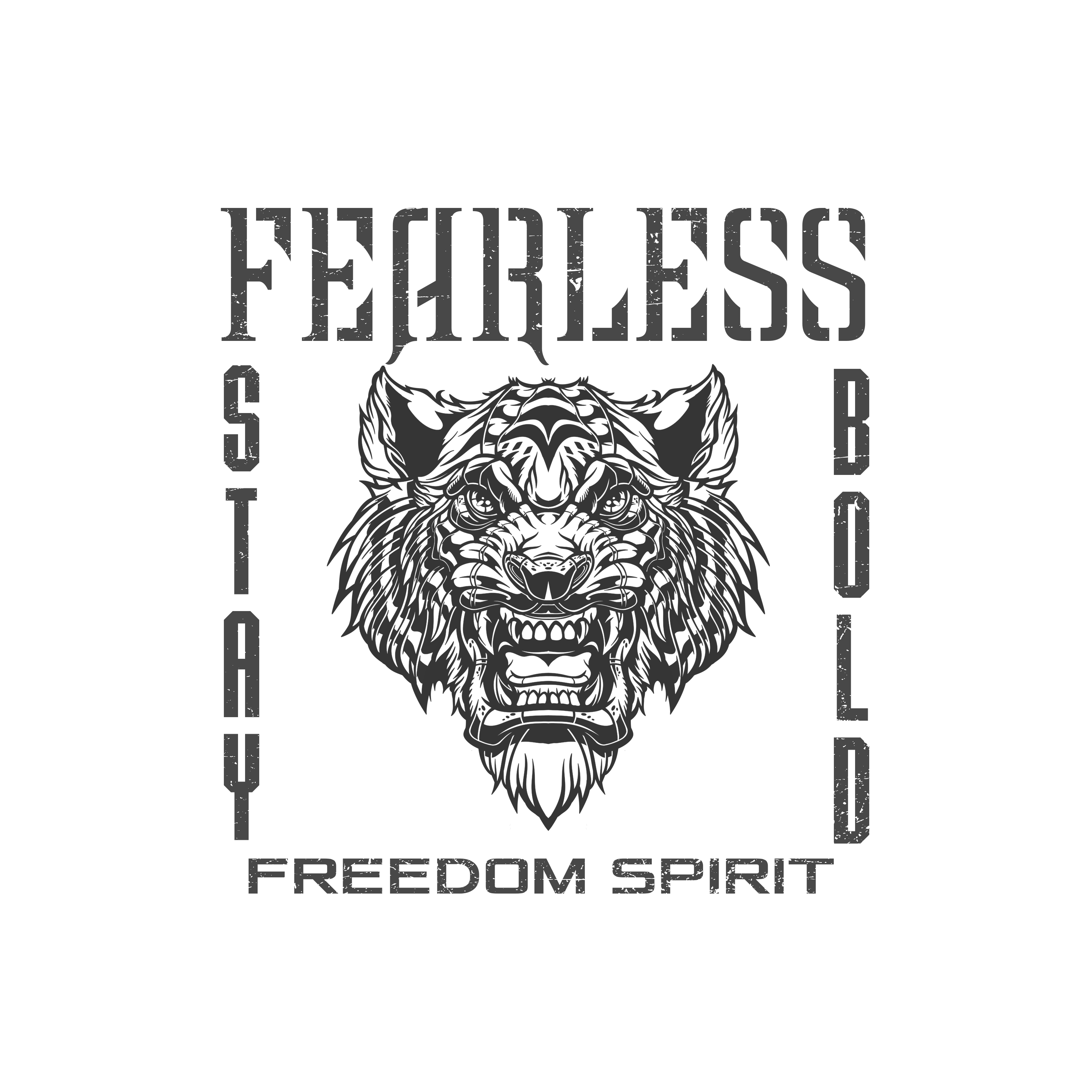 Серия футболок "FEARLESS" — Изображение №2 — Брендинг, Иллюстрация на Dprofile