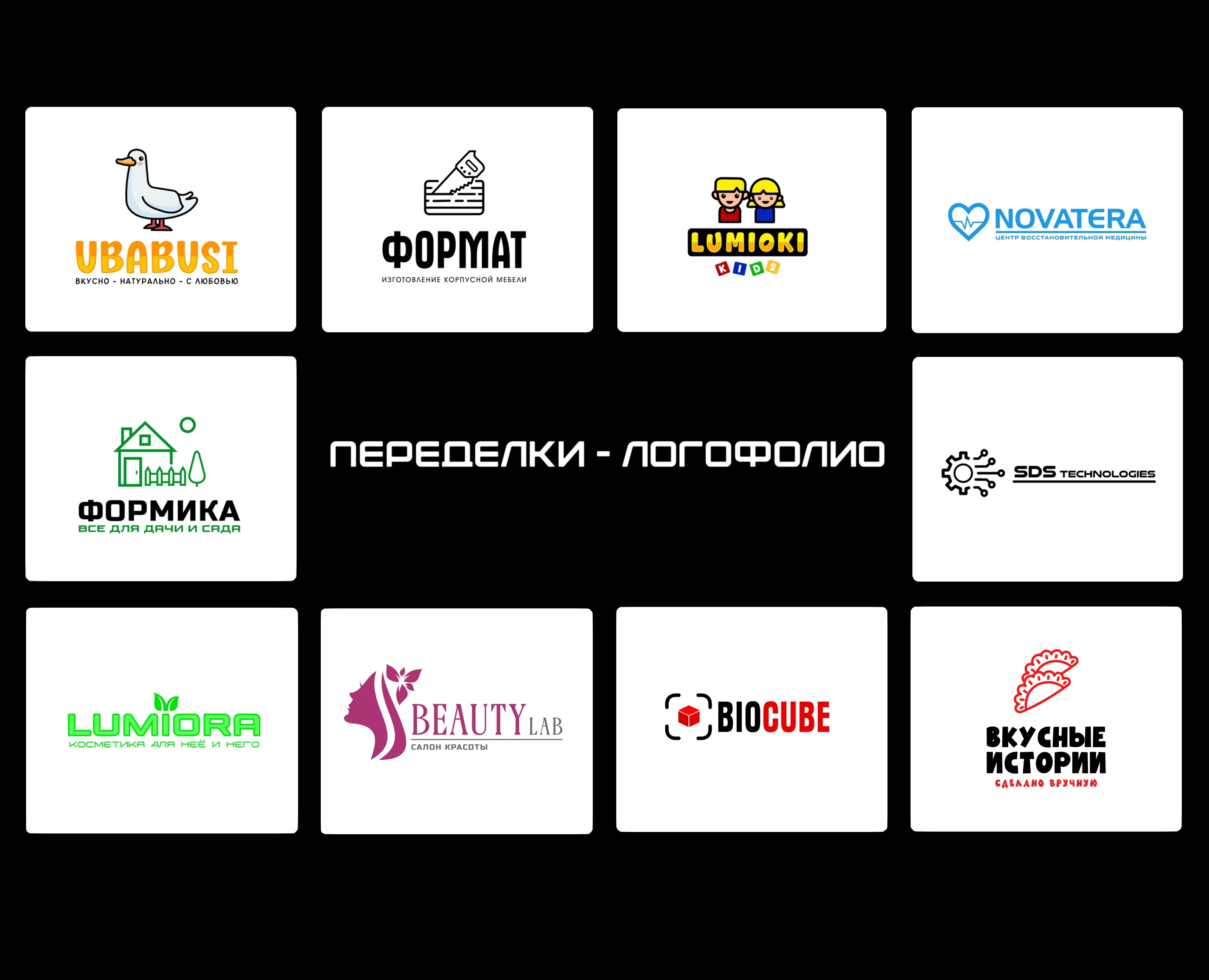 Переделки-логофолио — Изображение №1 — Брендинг, Графика на Dprofile