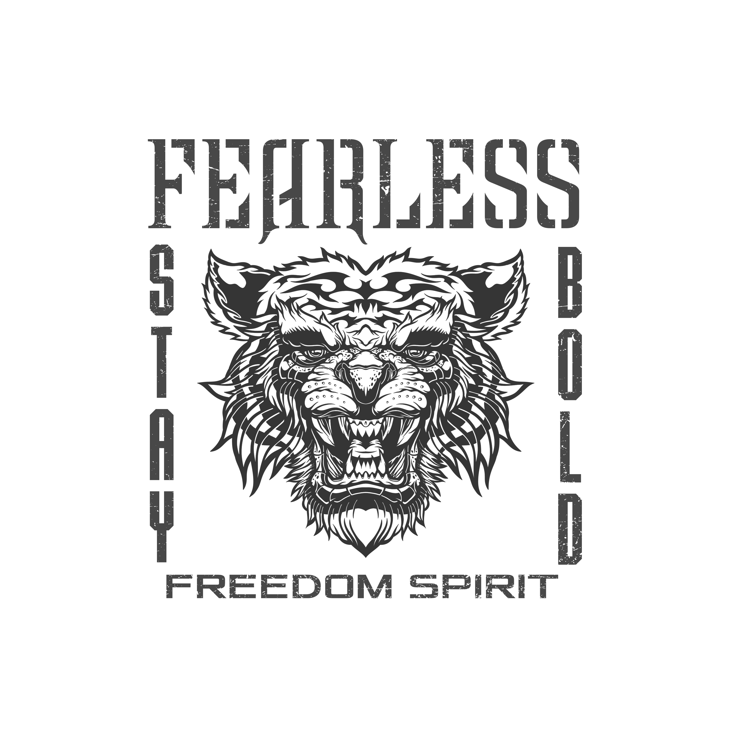 Серия футболок "FEARLESS" — Изображение №3 — Брендинг, Иллюстрация на Dprofile