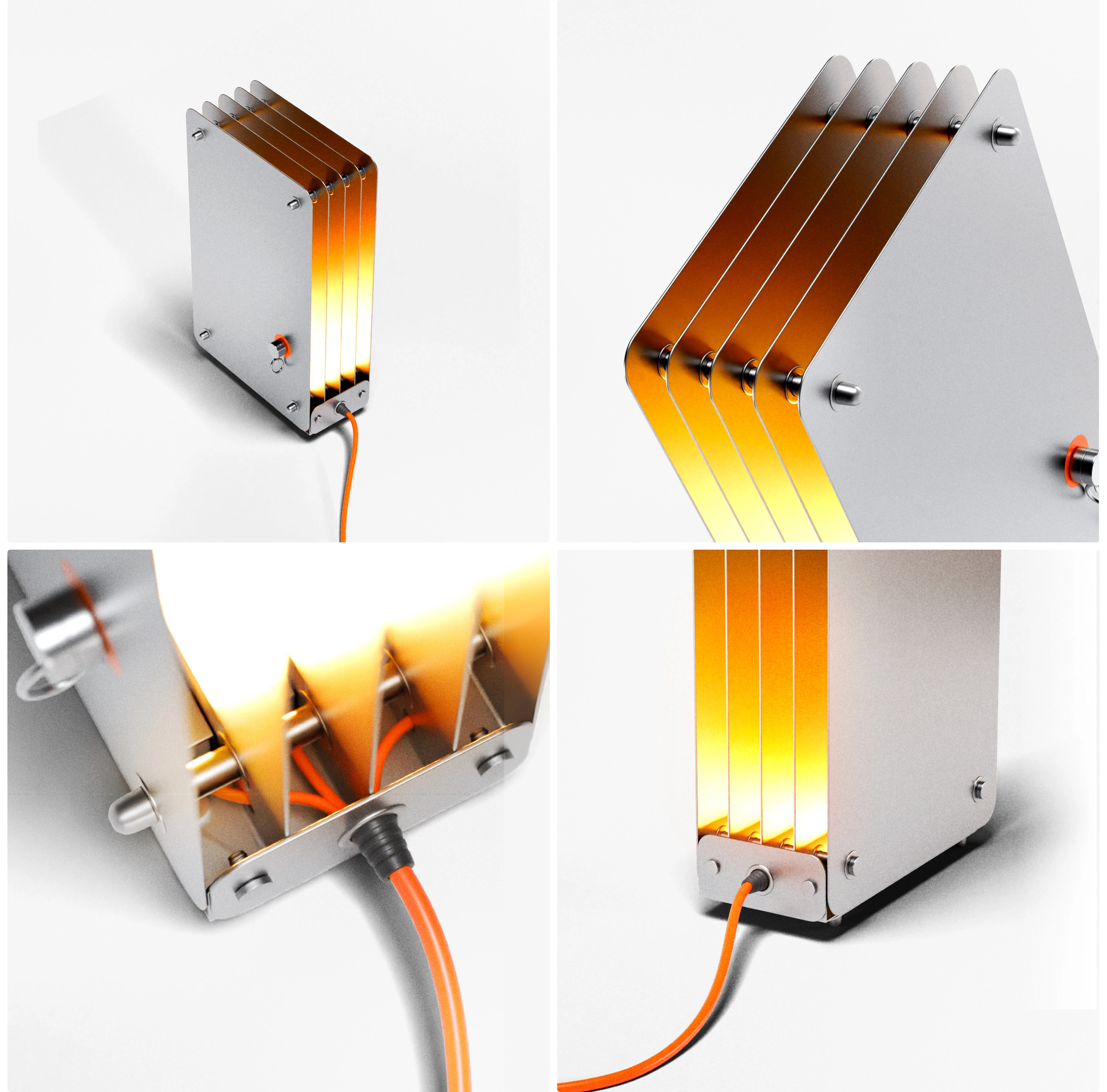 Strata — magnetic switch lamp — Изображение №8 — 3D, Промдизайн на Dprofile