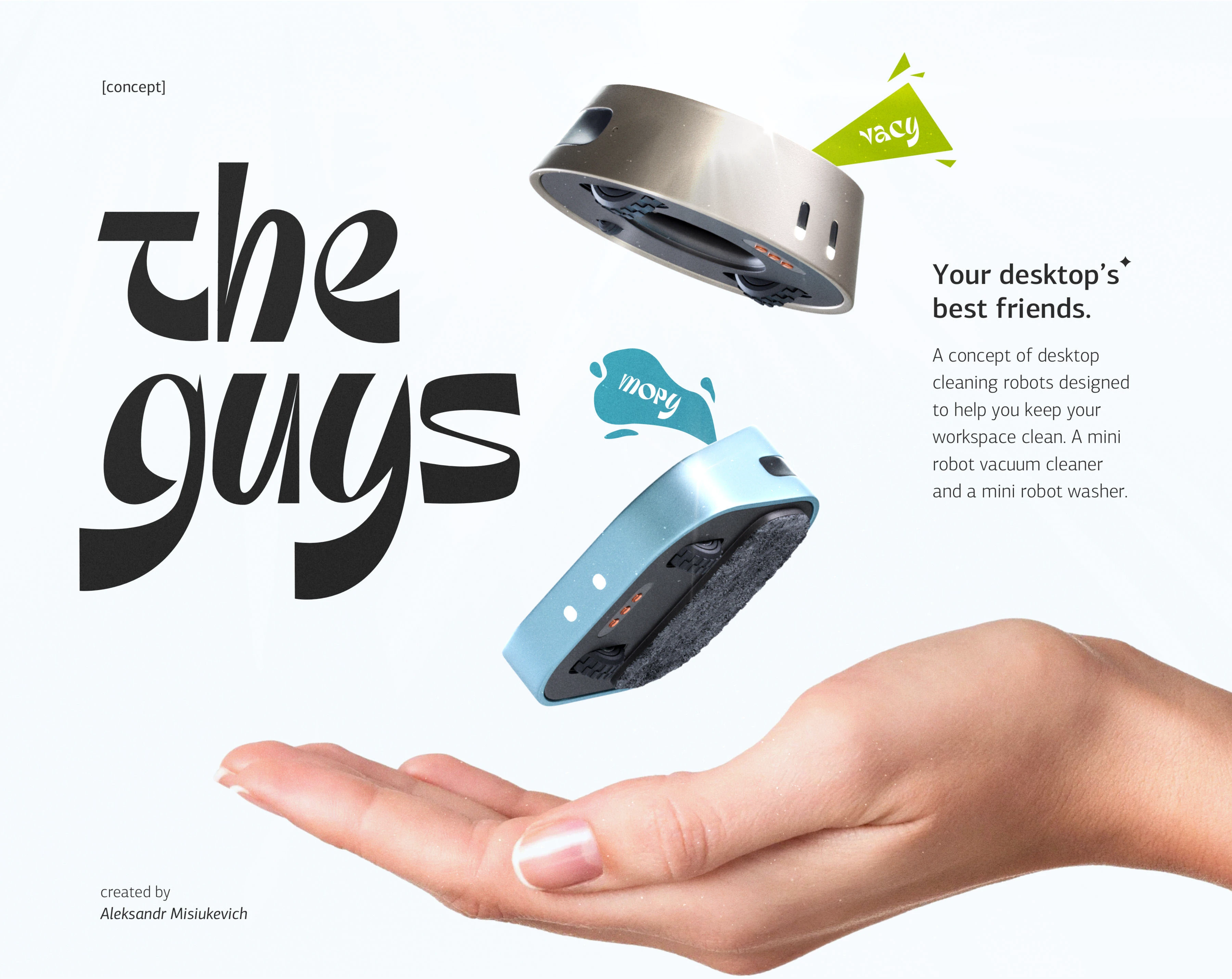 The Guys — Desktop Cleaners | 3D project — Изображение №1 — 3D, Промдизайн на Dprofile