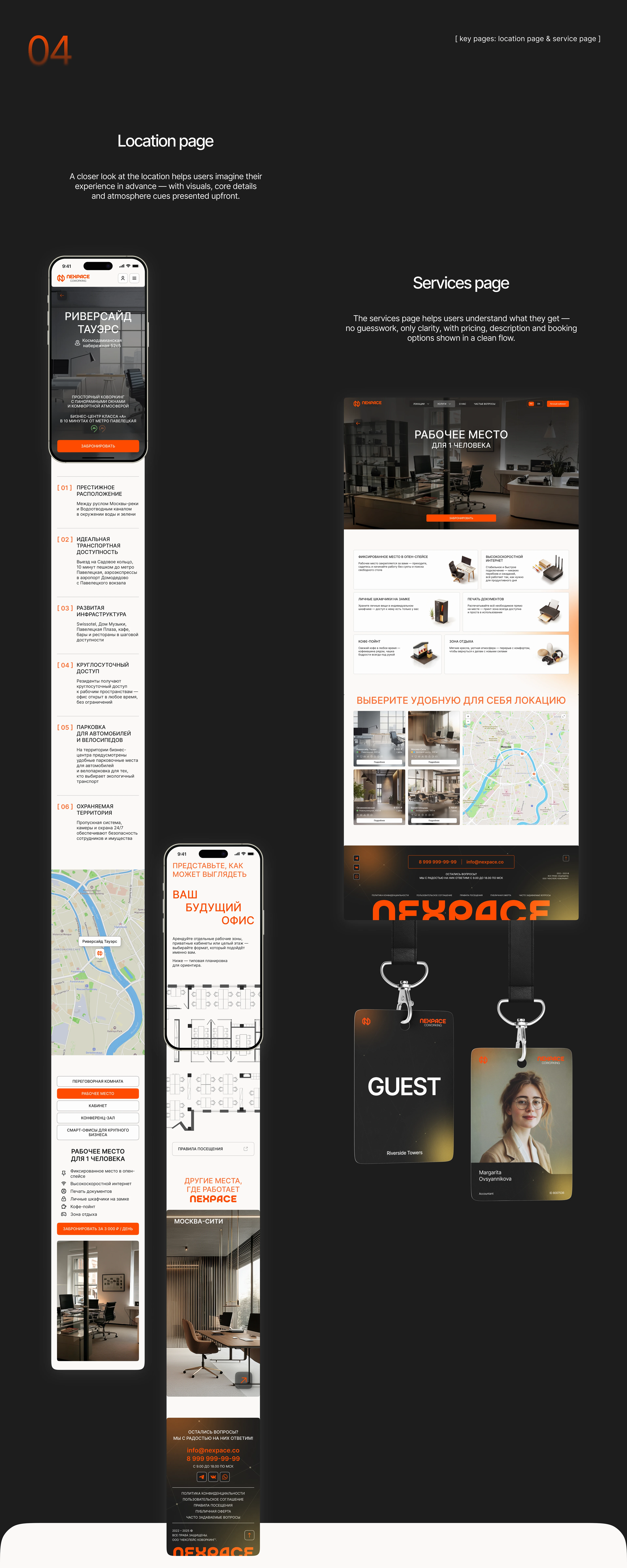 Веб-сайт для коворкинга | Часть 1 — Изображение №5 — Интерфейсы на Dprofile