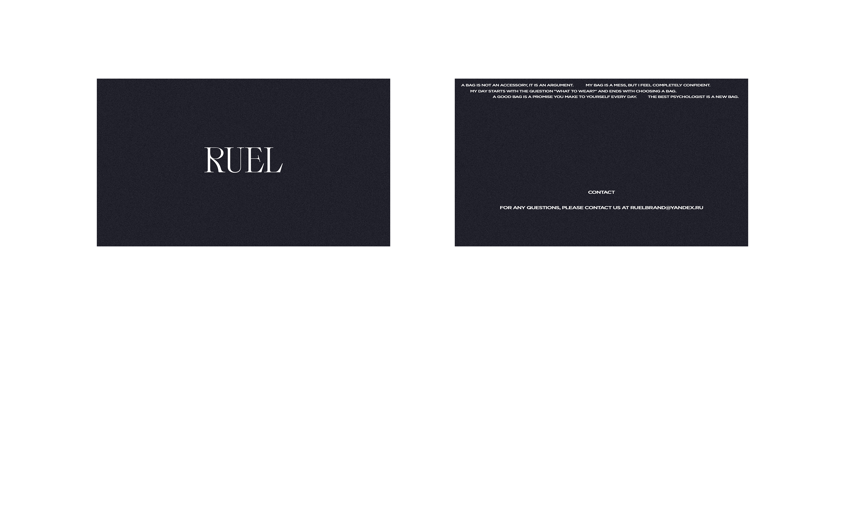 RUEL — Изображение №6 — Интерфейсы, Брендинг на Dprofile