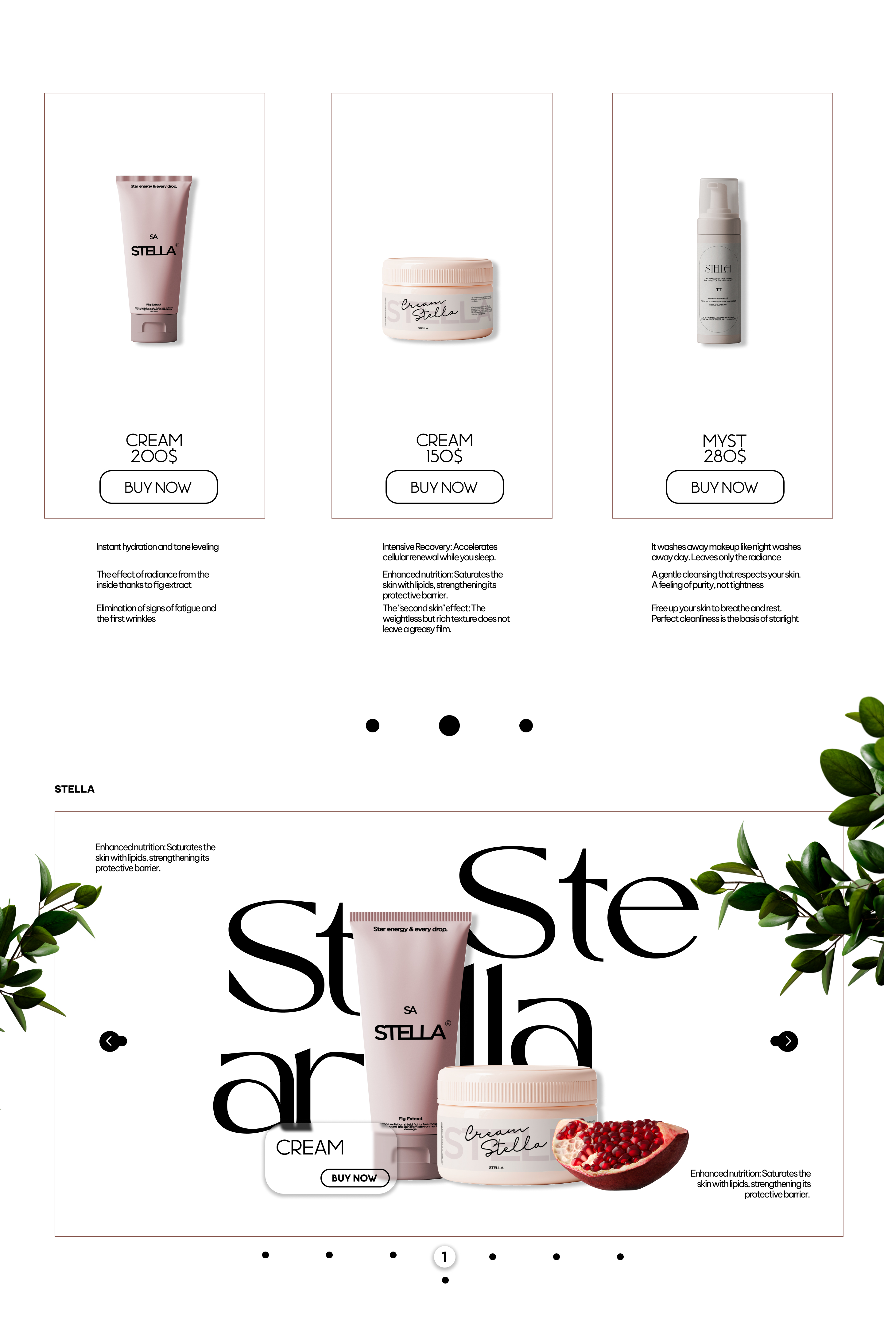 Project Stella: Gravity of Beauty — Изображение №2 — Интерфейсы, Брендинг на Dprofile