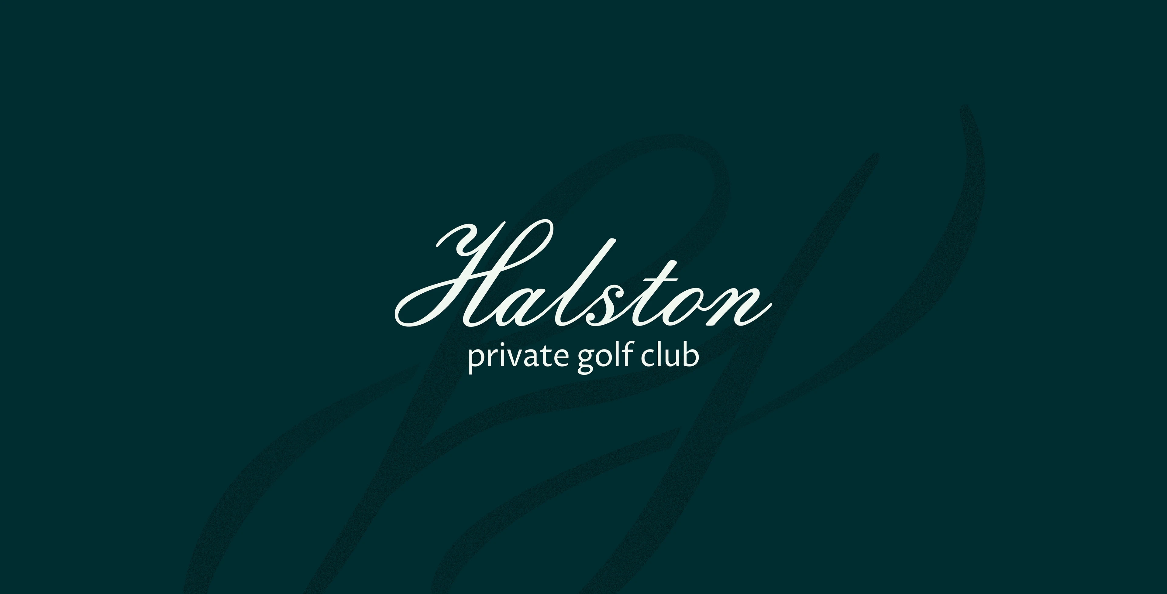 Halston golf club — Изображение №1 — Брендинг, Графика на Dprofile