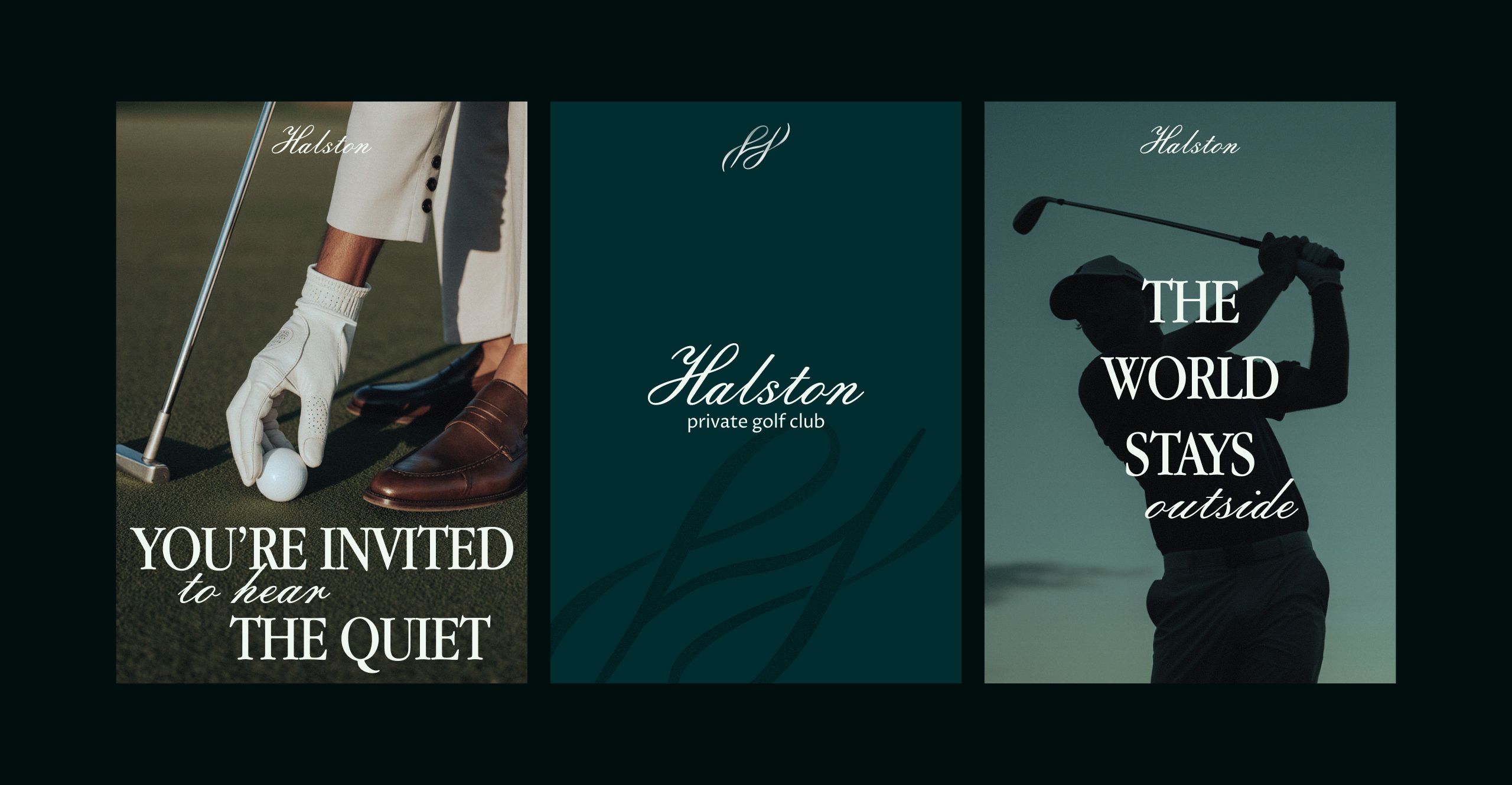 Halston golf club — Изображение №5 — Брендинг, Графика на Dprofile