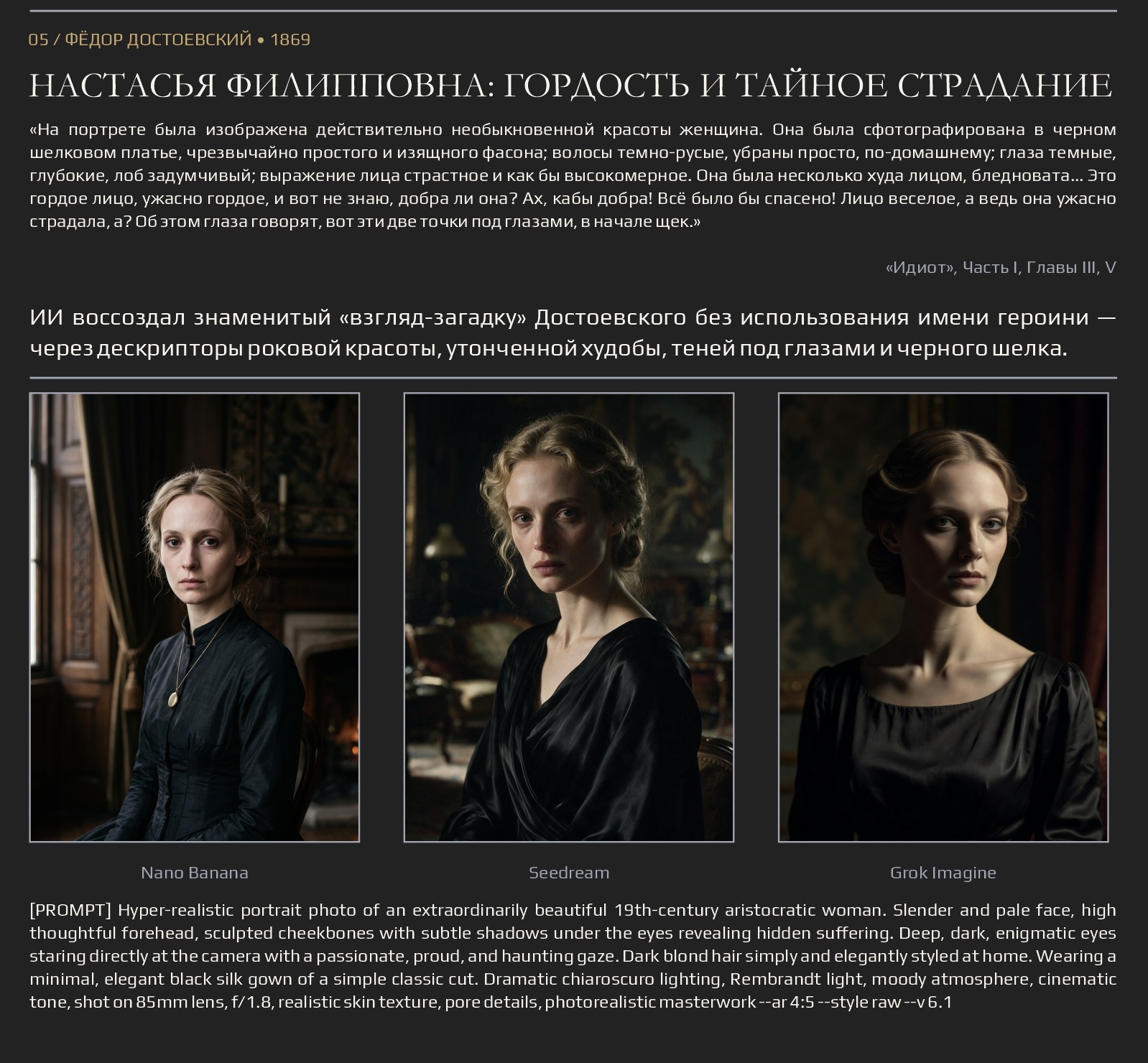 ПО СЛОВАМ АВТОРА: ЛИЦА КЛАССИКИ — Изображение №6 — Графика, Нейро на Dprofile