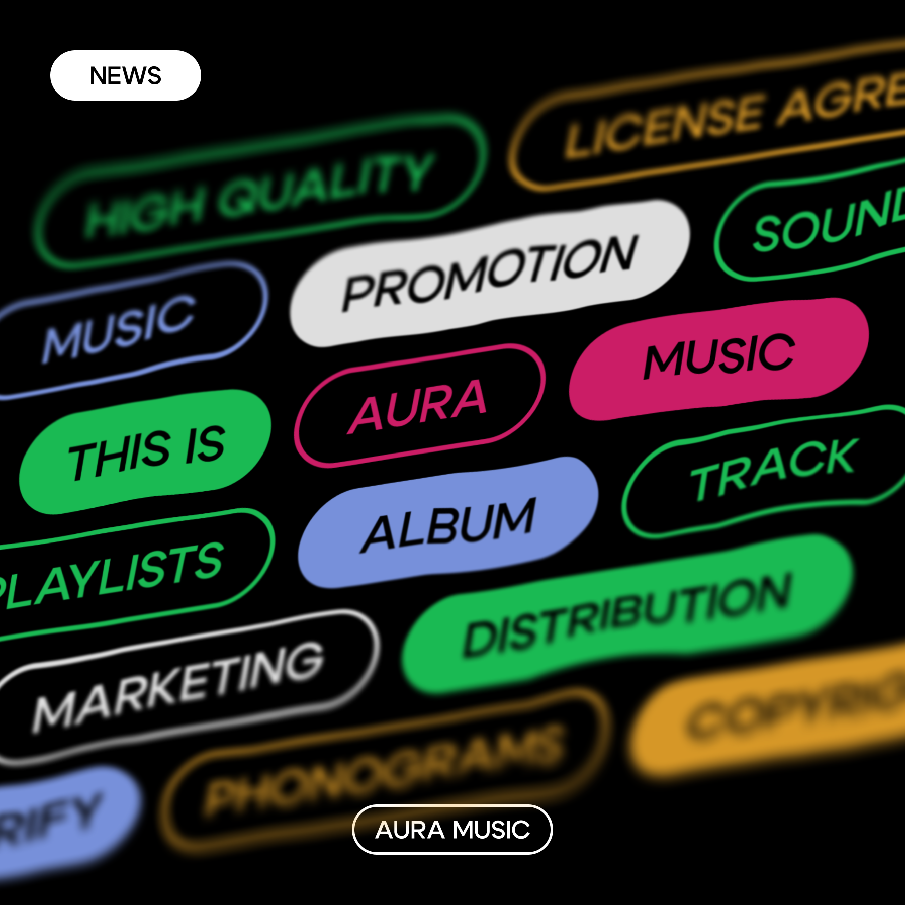 БРЕНДИНГ ДЛЯ МУЗЫКАЛЬНОГО ЛЕЙБЛА AURA MUSIC — Изображение №20 — Брендинг на Dprofile