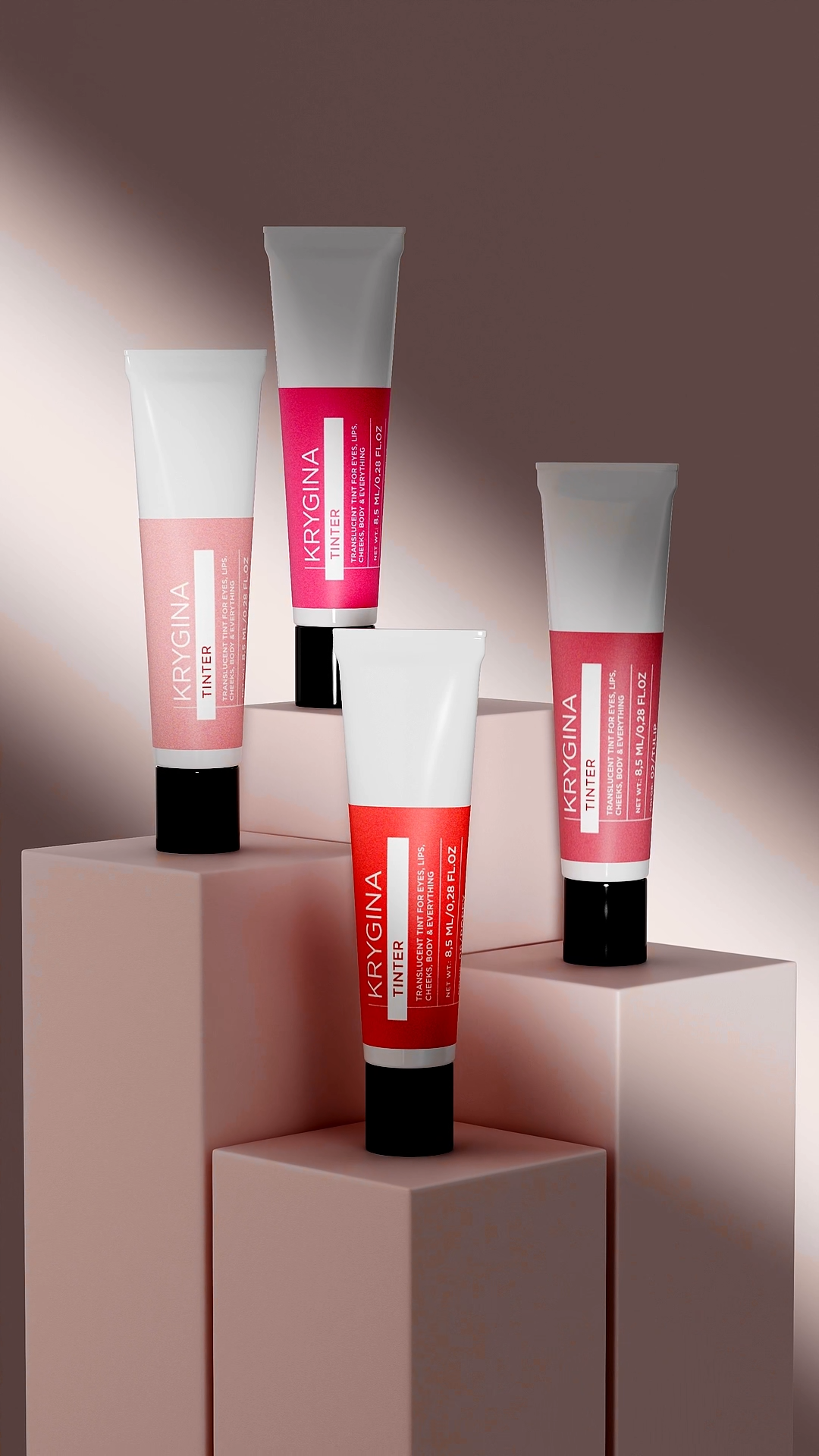 3D motion design для бренда косметики "KRYGINA" — Изображение №3 — 3D, Анимация на Dprofile