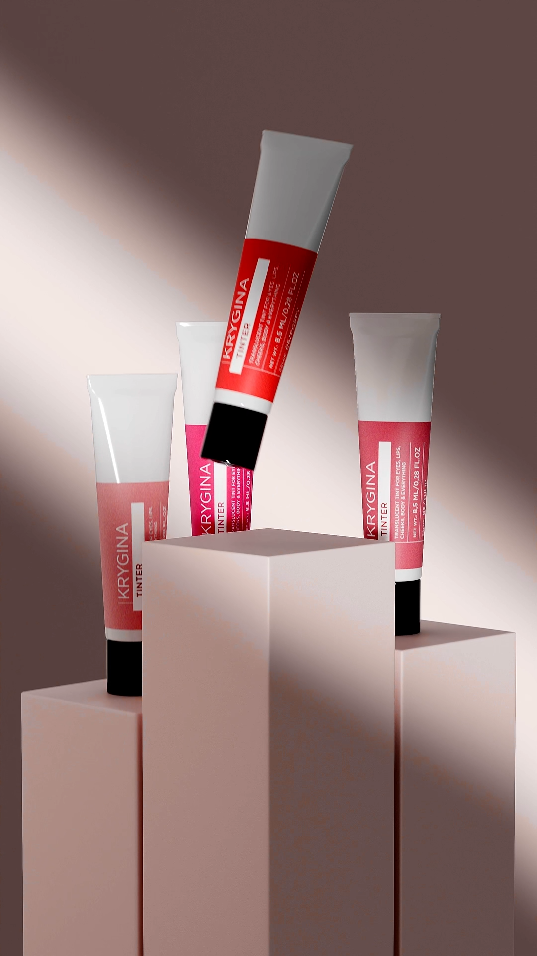 3D motion design для бренда косметики "KRYGINA" — Изображение №4 — 3D, Анимация на Dprofile