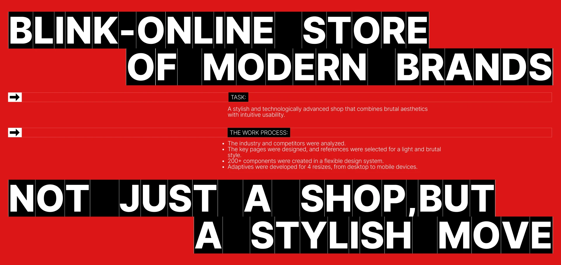 BLNK - online store — Изображение №2 — Интерфейсы на Dprofile