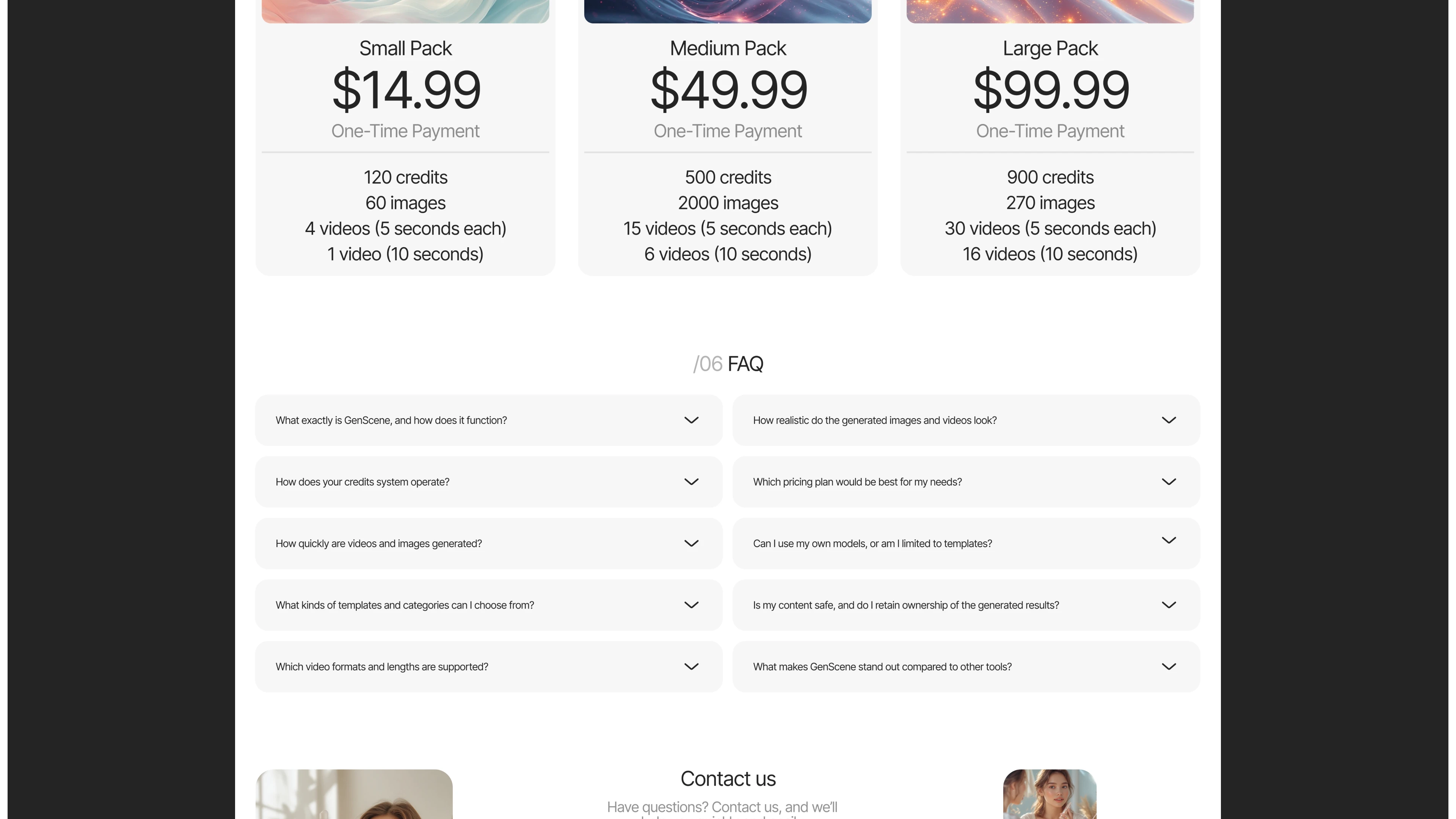 GENSCENE | Commercial website design — Изображение №9 — Интерфейсы, Анимация на Dprofile