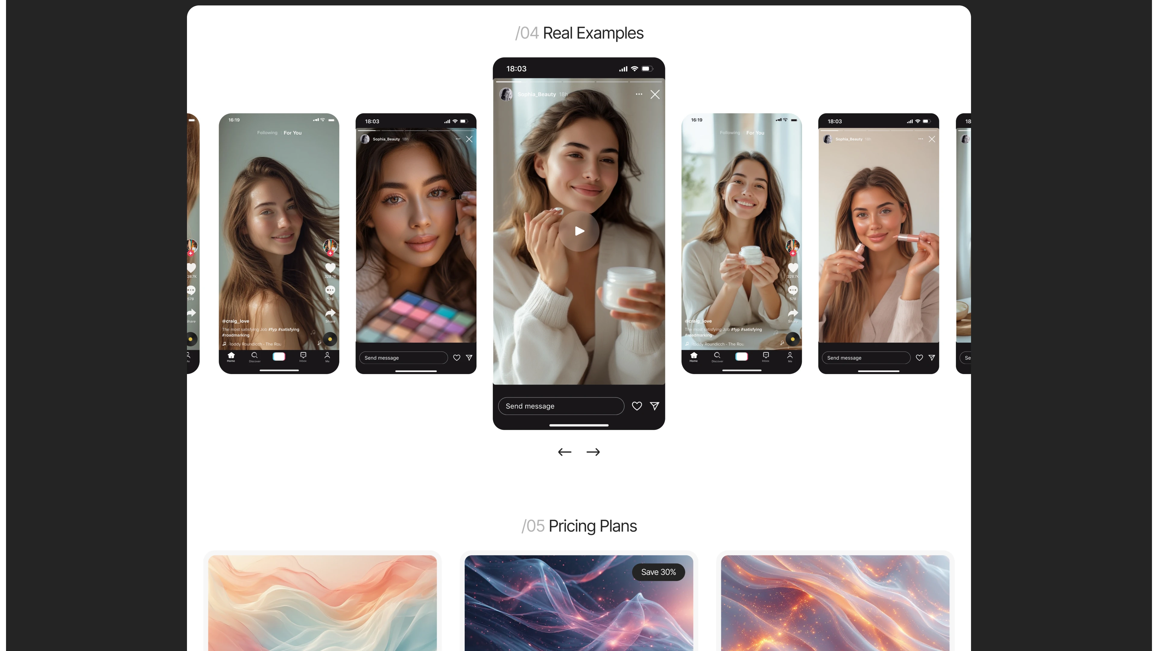 GENSCENE | Commercial website design — Изображение №8 — Интерфейсы, Анимация на Dprofile