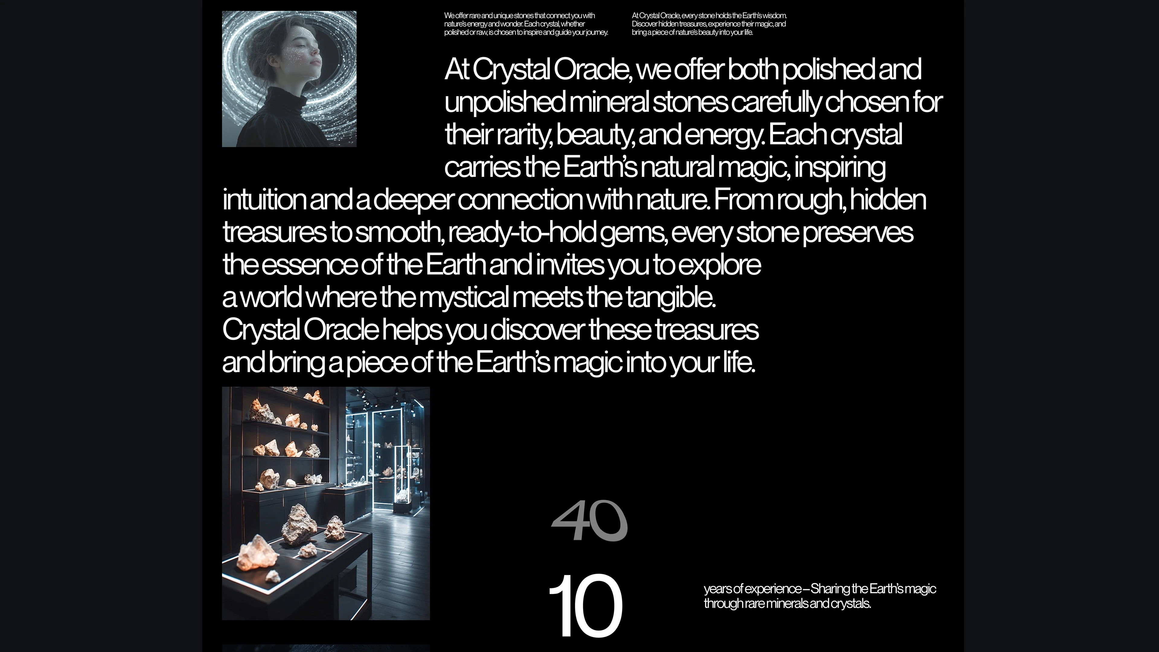 Crystal Oracle | e-commerce — Изображение №13 — Интерфейсы, Анимация на Dprofile