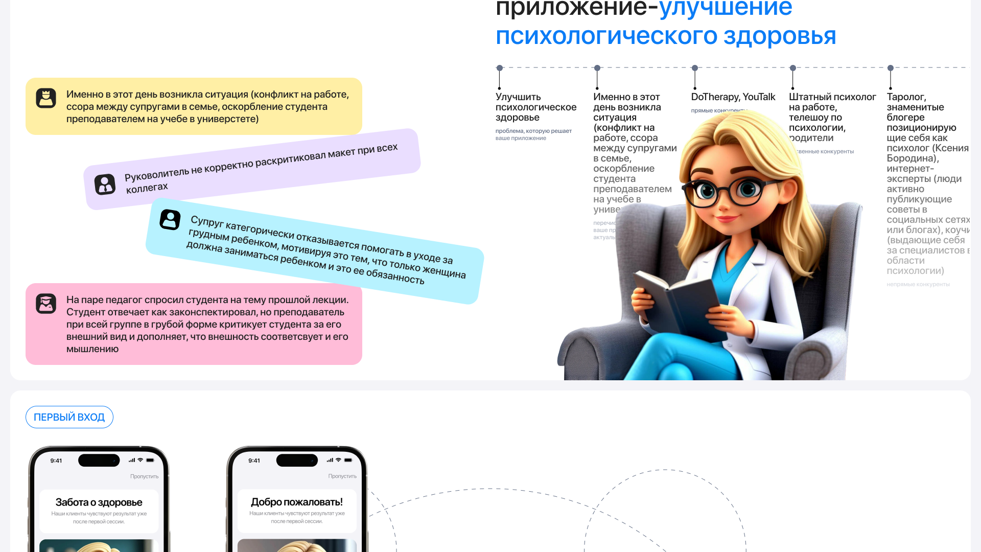 Онлайн консультация с врачами "Равновесие" — Изображение №8 — Интерфейсы на Dprofile