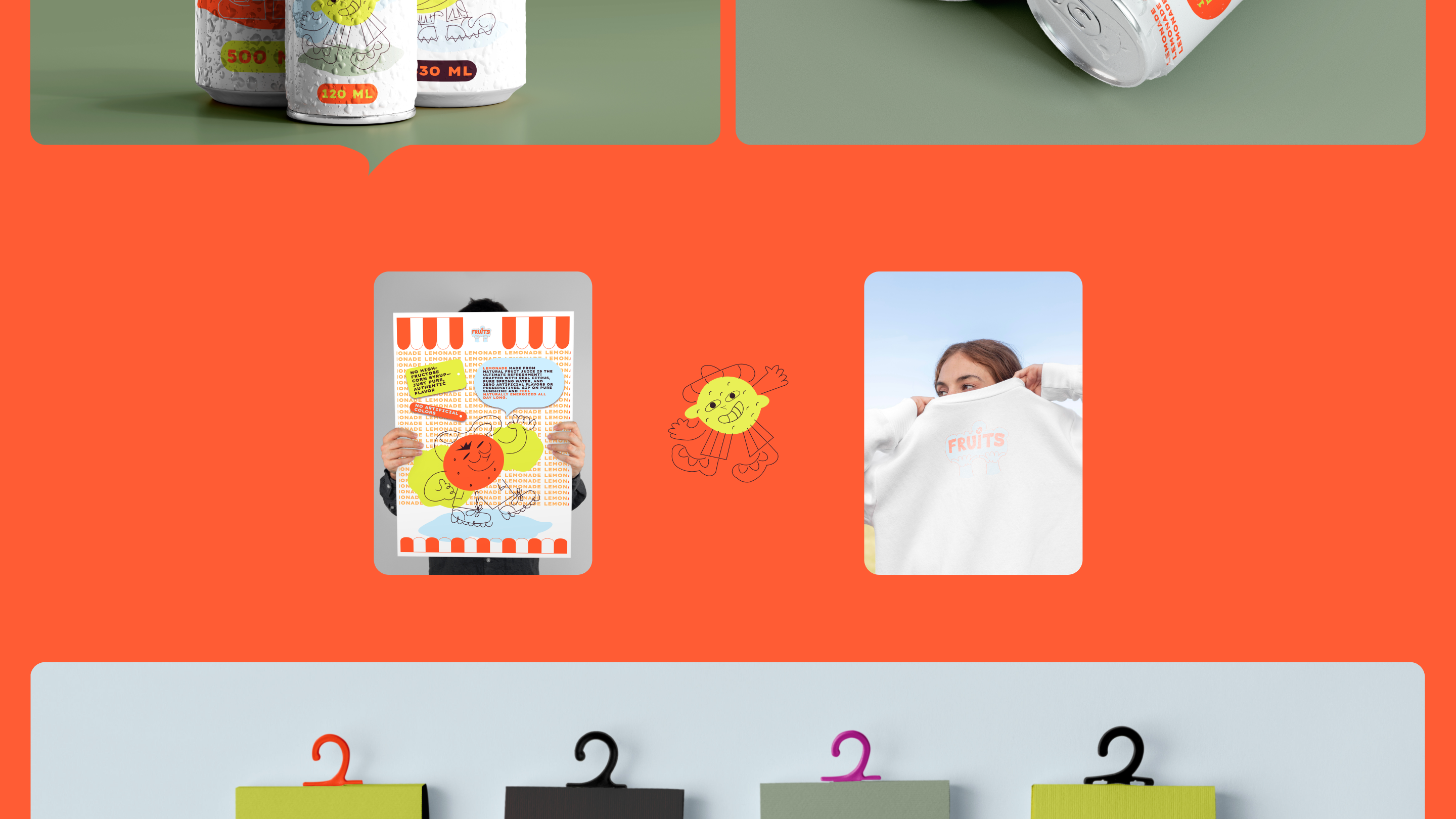 Brand Identity Development: "Fruits" Natural Lemonade — Изображение №11 — Брендинг, Промдизайн на Dprofile
