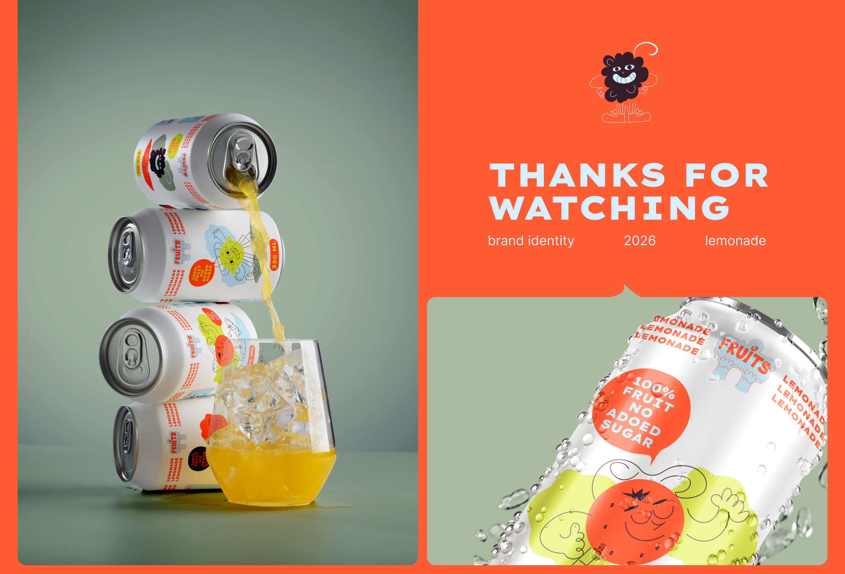 Brand Identity Development: "Fruits" Natural Lemonade — Изображение №13 — Брендинг, Промдизайн на Dprofile