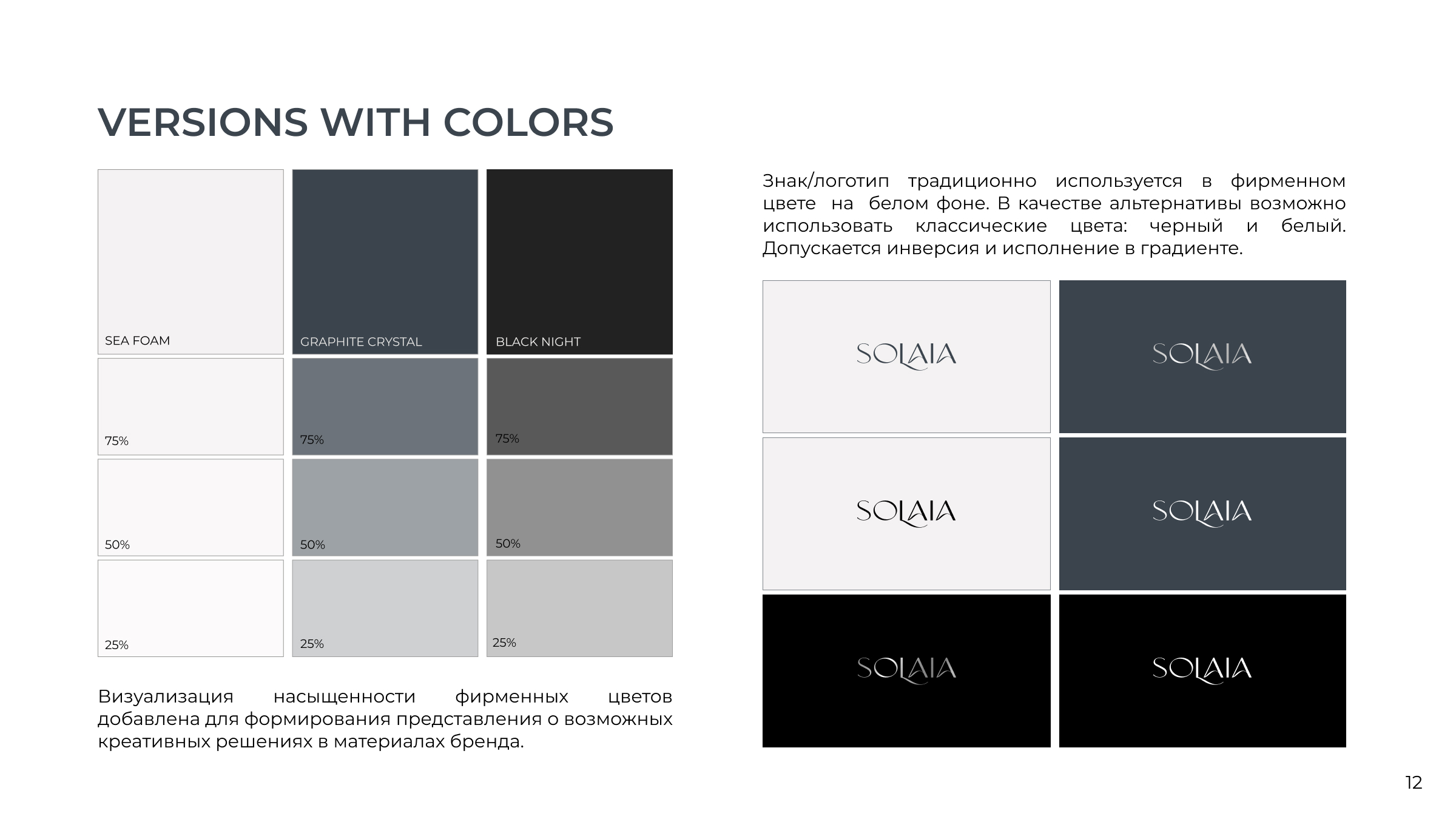 Solaia — Изображение №12 — Брендинг на Dprofile