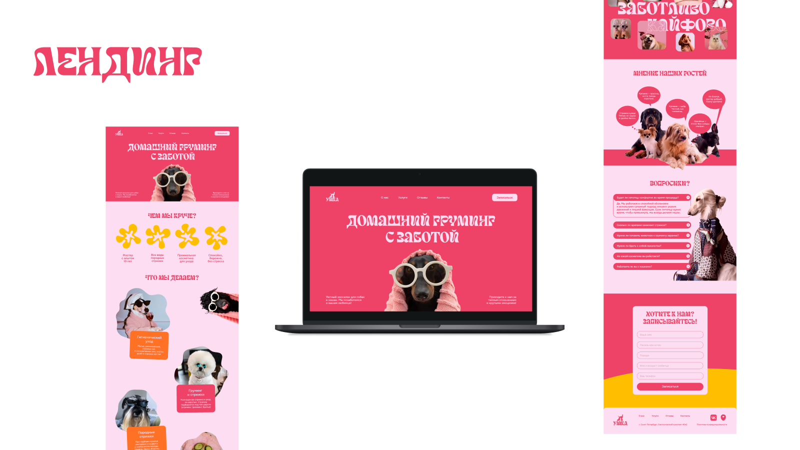 Фирменный стиль для груминг салона — Изображение №11 — Интерфейсы, Брендинг на Dprofile