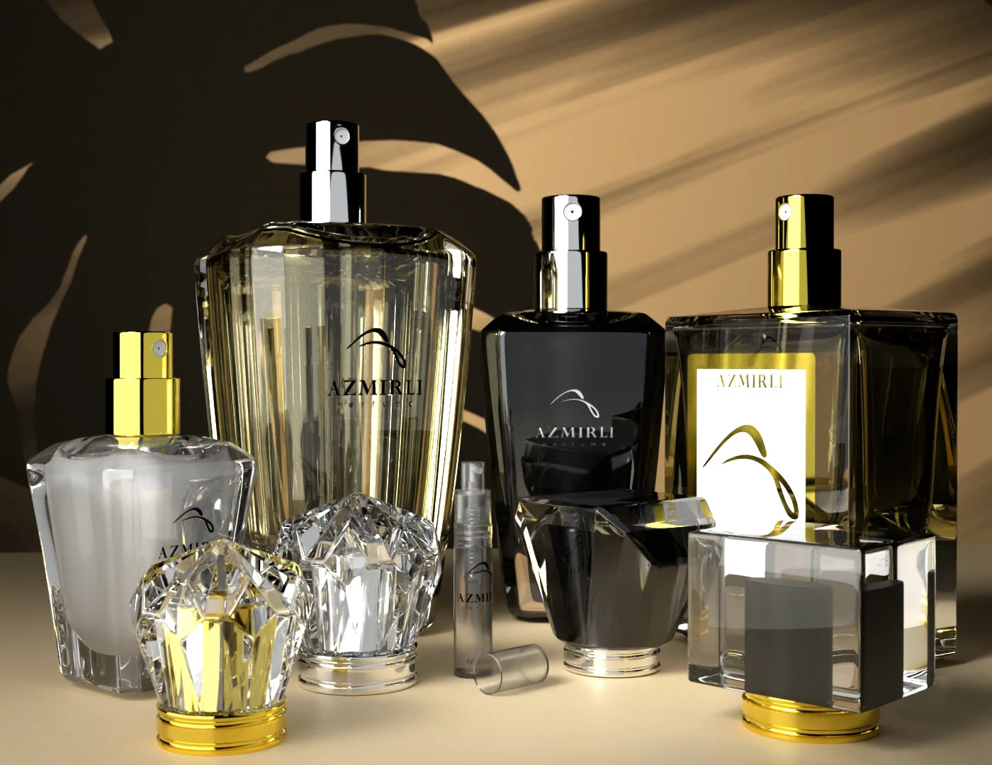 AZMIRLI perfume — Изображение №3 — Брендинг, Графика на Dprofile