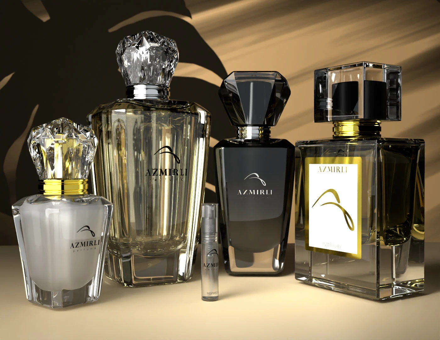 AZMIRLI perfume — Изображение №2 — Брендинг, Графика на Dprofile