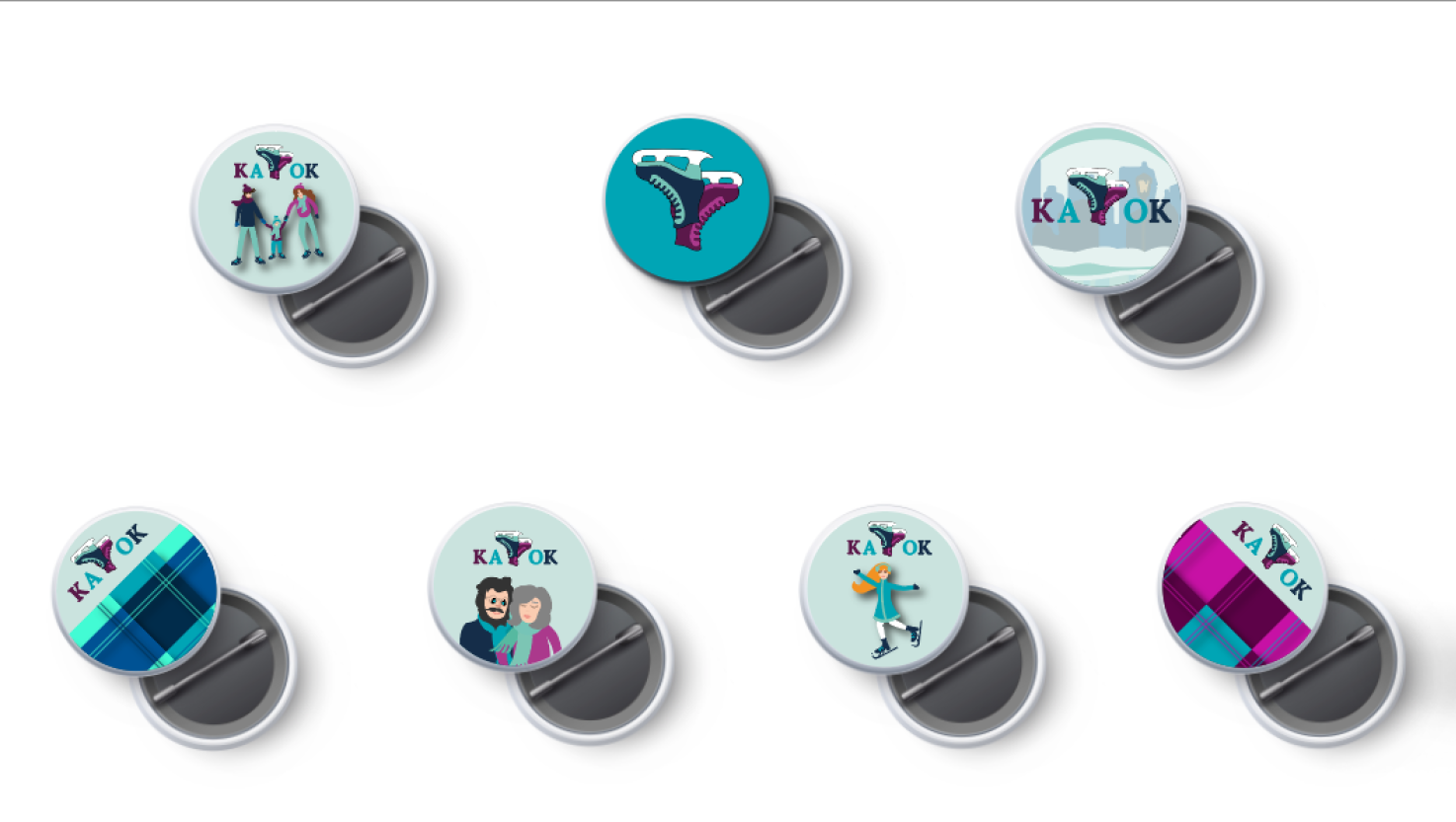 Разработка айдентики для катка в Парке Горького — Изображение №14 — Брендинг, Графика на Dprofile