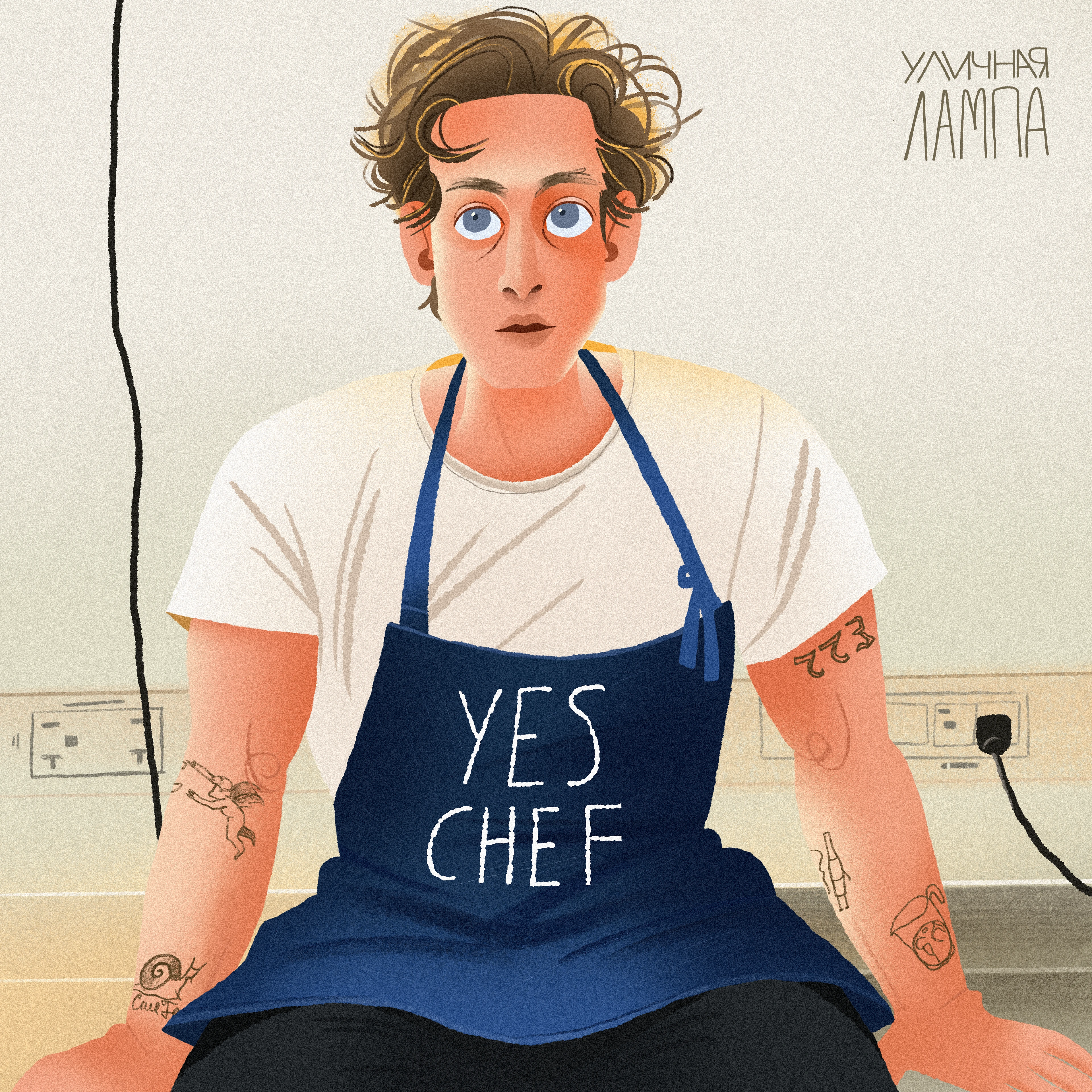 Иллюстрация по сериалу "The Bear" — Изображение №1 — Иллюстрация, Графика на Dprofile