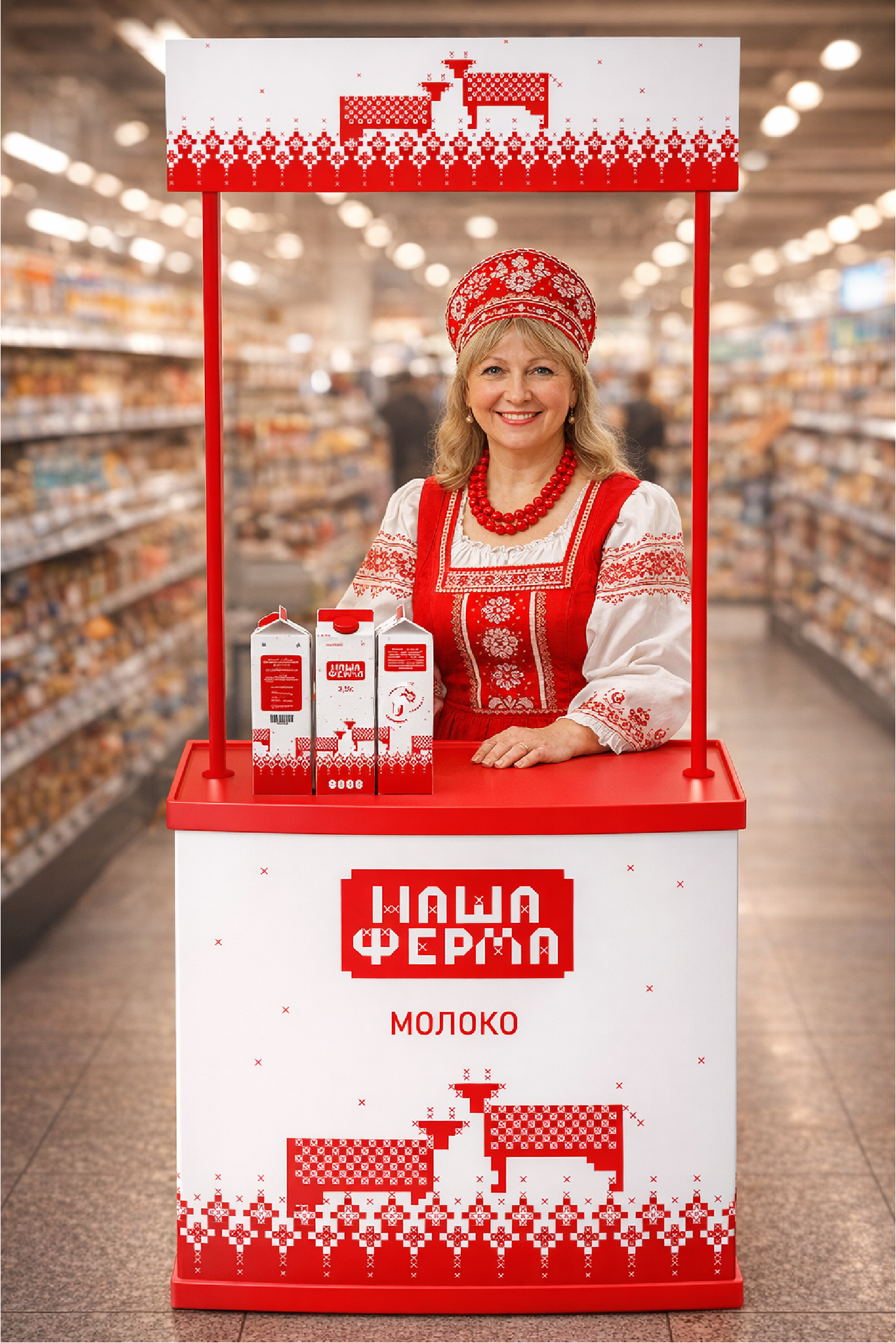 "НАША ФЕРМА" молочная продукция — Изображение №2 — Брендинг на Dprofile