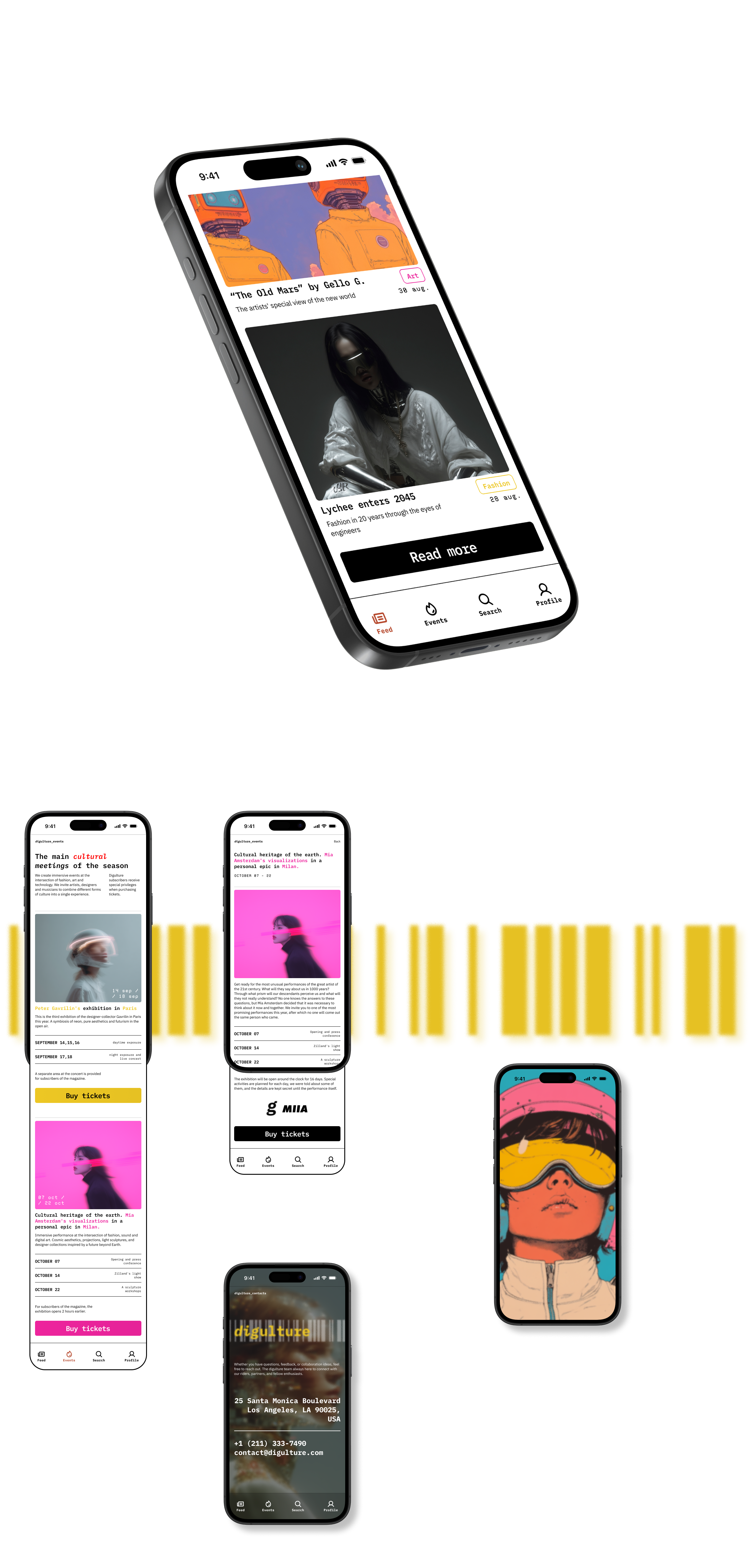 digulture I online magazine — Изображение №6 — Интерфейсы, Брендинг на Dprofile