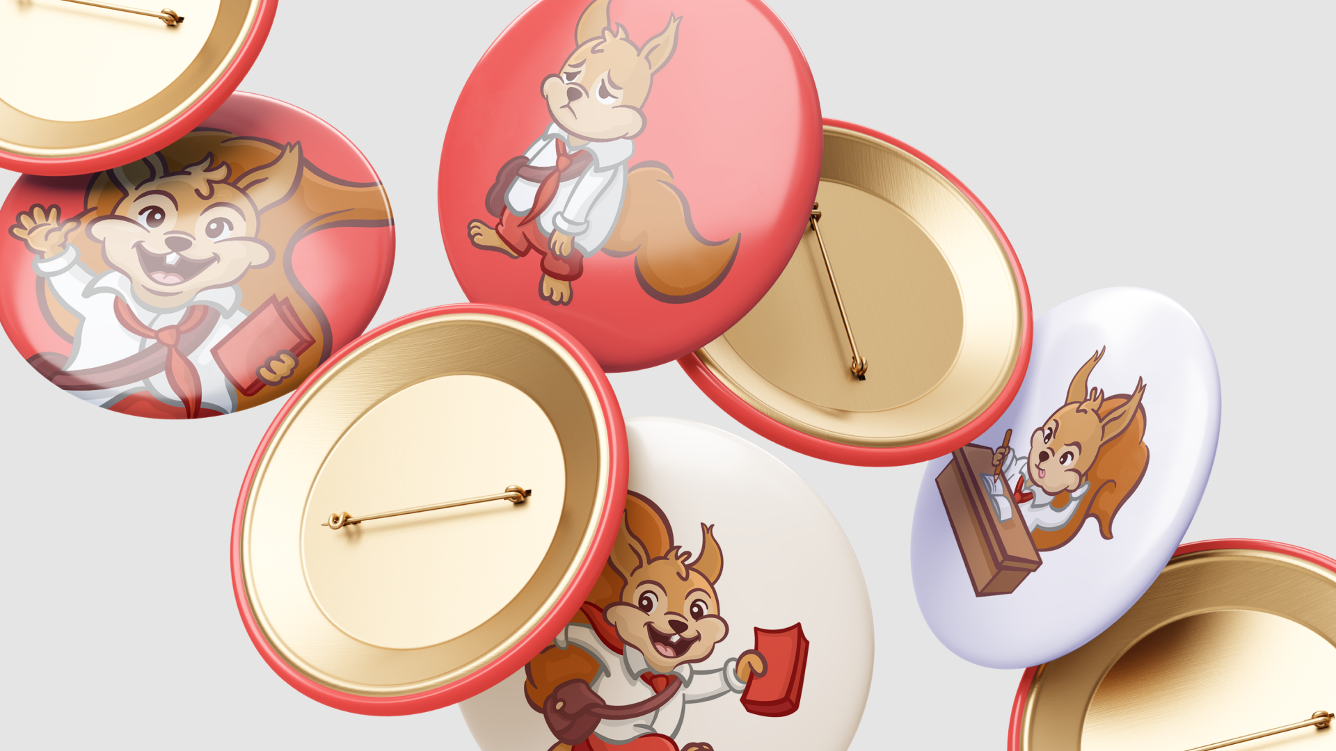 Маскот для колледжа НГОК: Бельчонок Стёпа — Изображение №7 — Брендинг, Иллюстрация на Dprofile