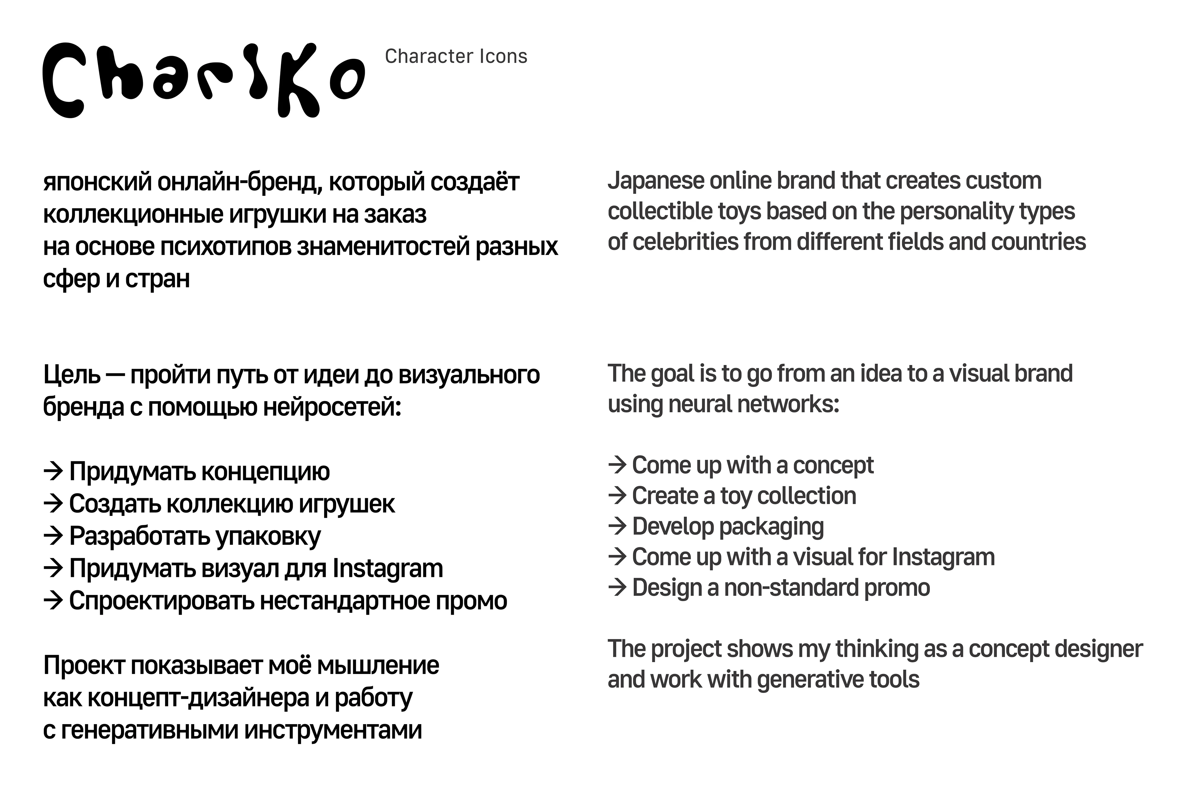 Chariko (AI Toy) — Изображение №2 — Брендинг, Иллюстрация на Dprofile