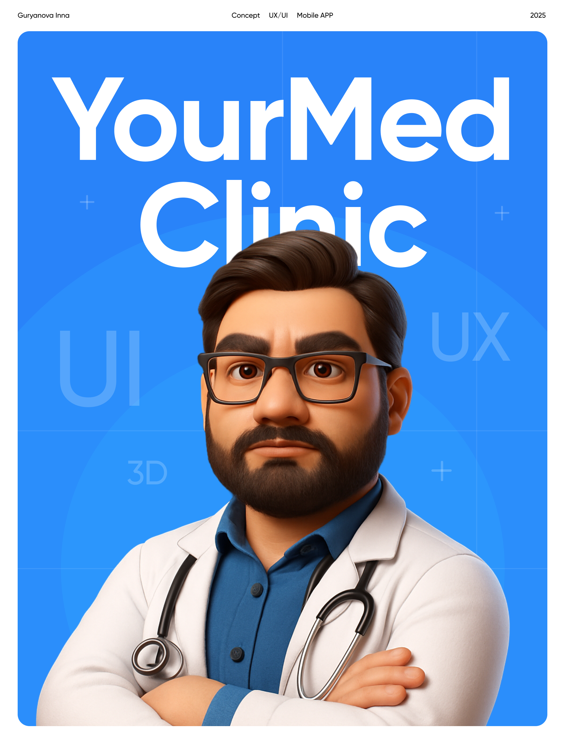YourMed Clinic - Mobile app | Concept — Изображение №1 — Интерфейсы, Иллюстрация на Dprofile