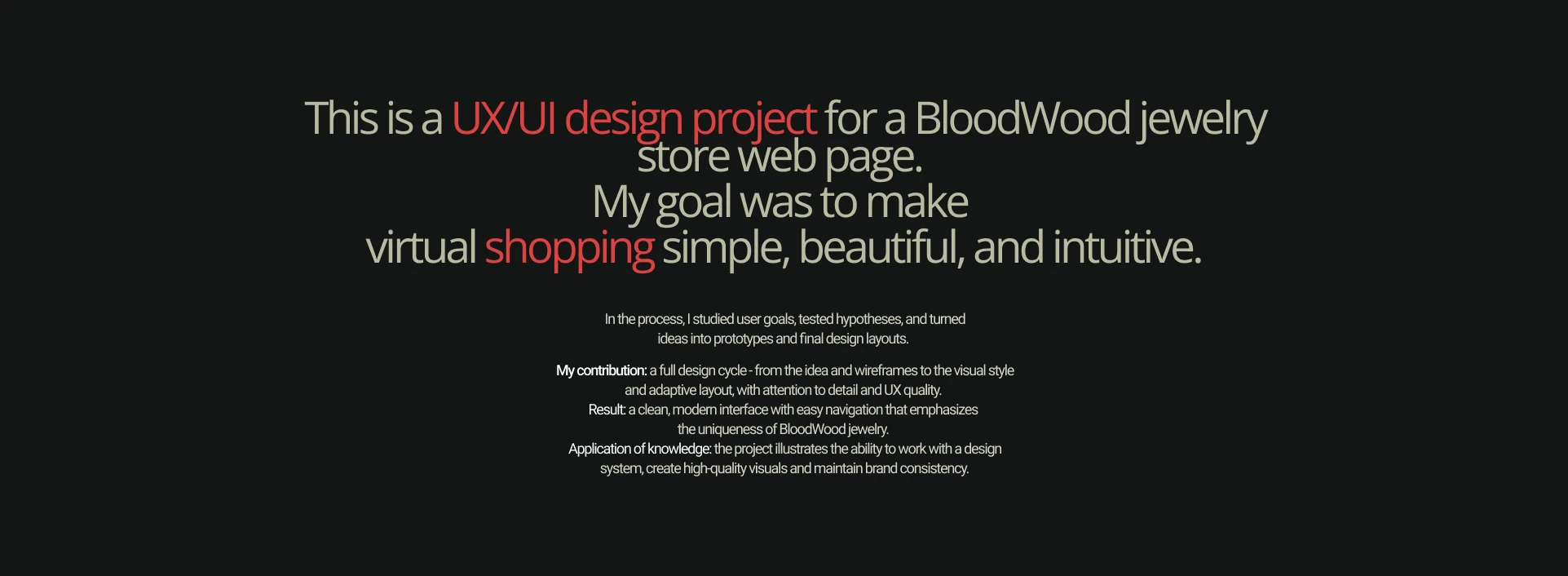 BloodWood | Online store — Изображение №2 — Интерфейсы на Dprofile