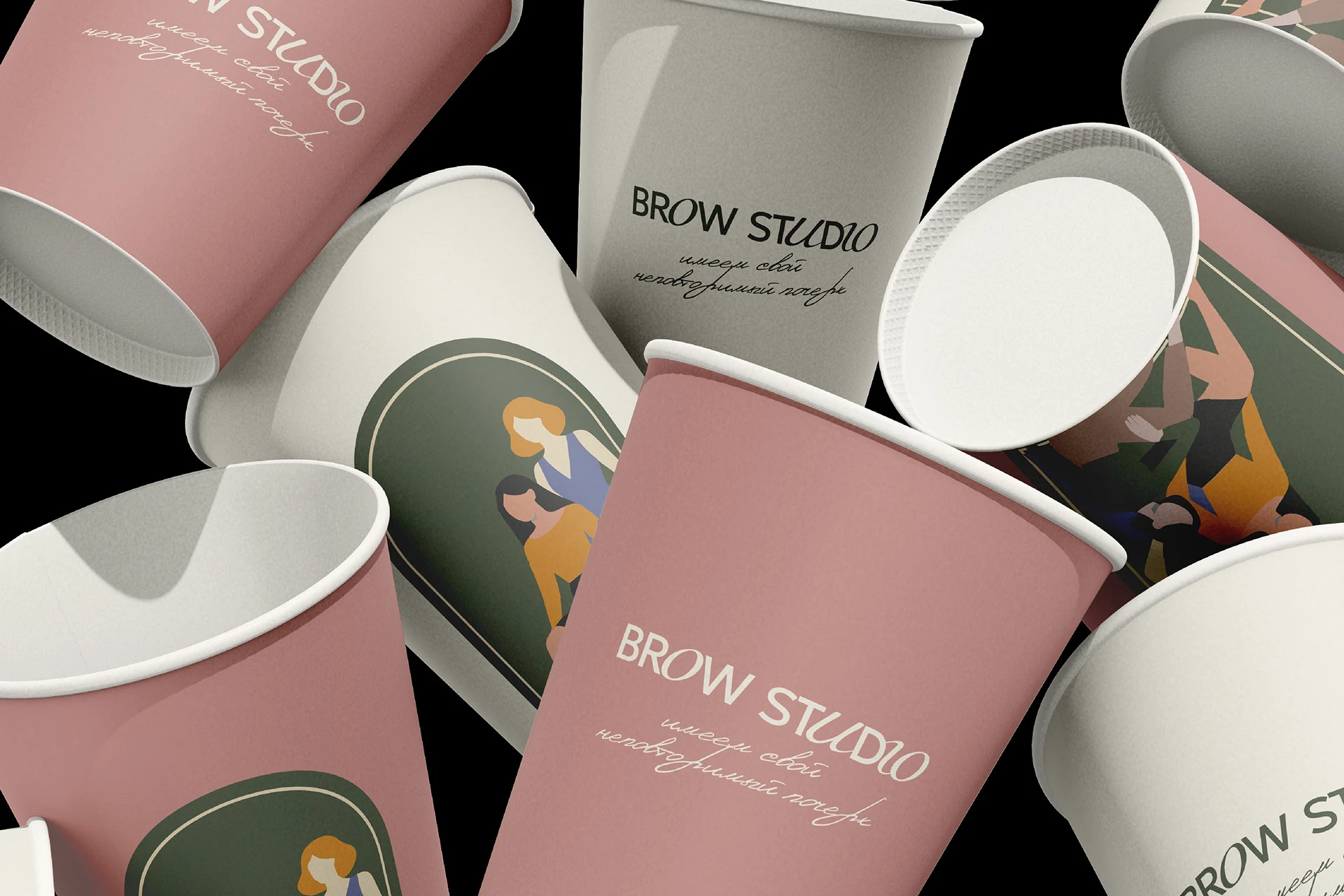 BROW STUDIO / Айдентика для салона красоты — Изображение №1 — Брендинг, Графика на Dprofile