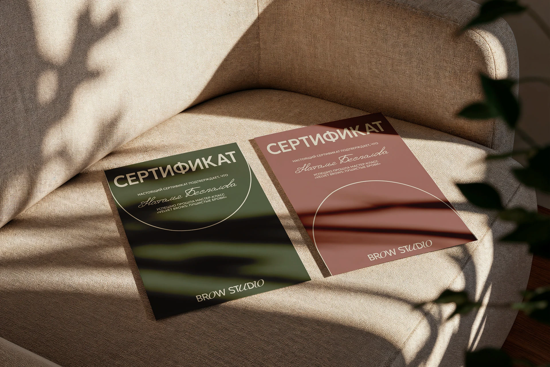 BROW STUDIO / Айдентика для салона красоты — Изображение №3 — Брендинг, Графика на Dprofile