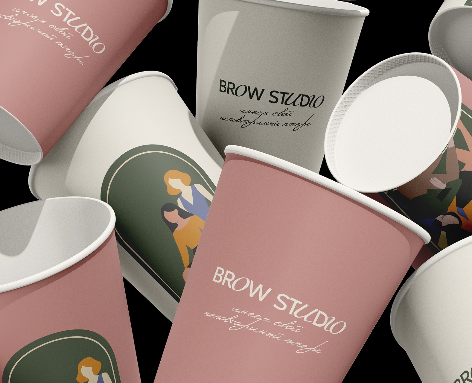 BROW STUDIO / Айдентика для салона красоты — Брендинг, Графика на Dprofile