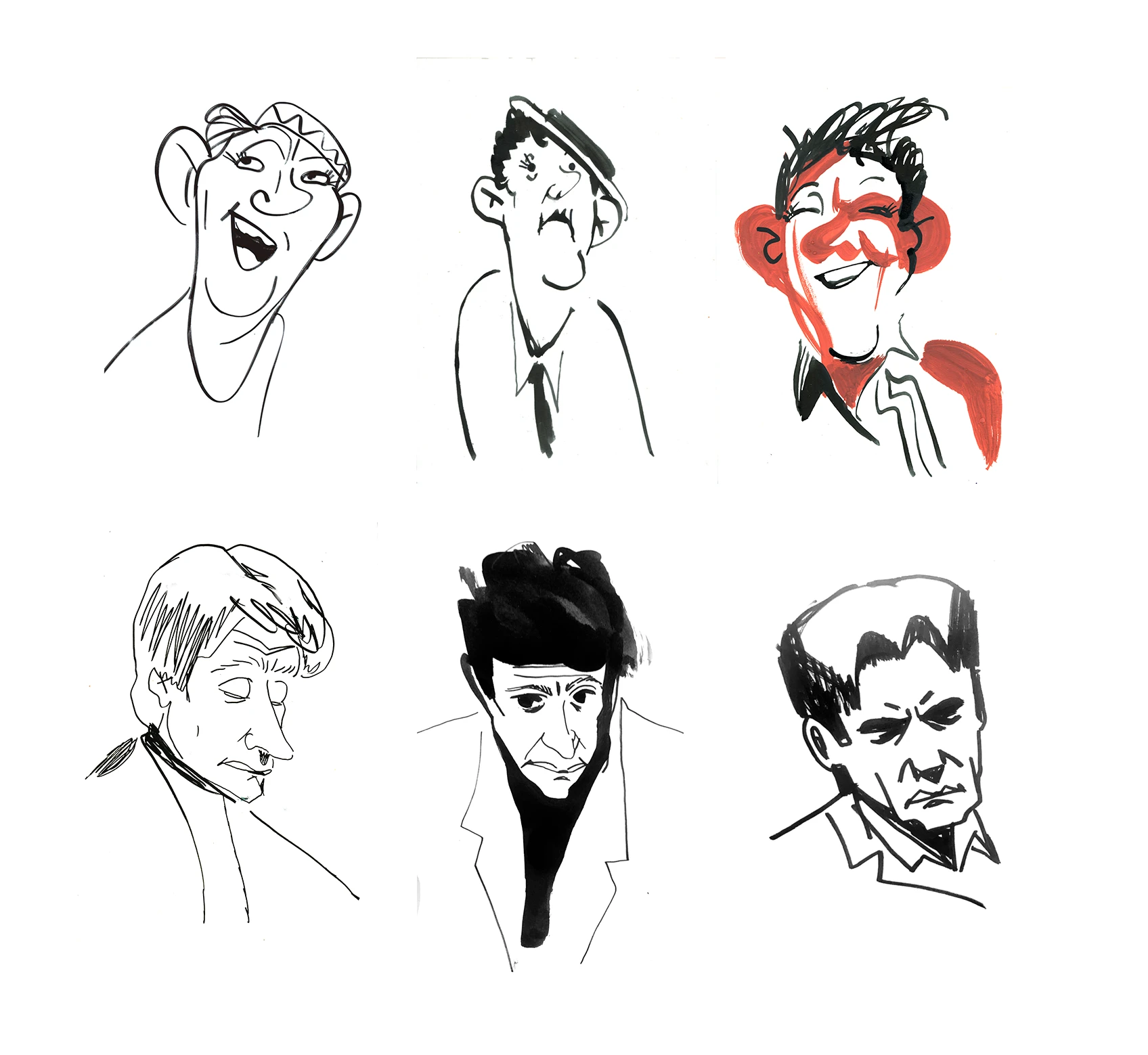 Портрет Ю. Никулина и А. Миронова — Изображение №2 — Иллюстрация, Графика на Dprofile