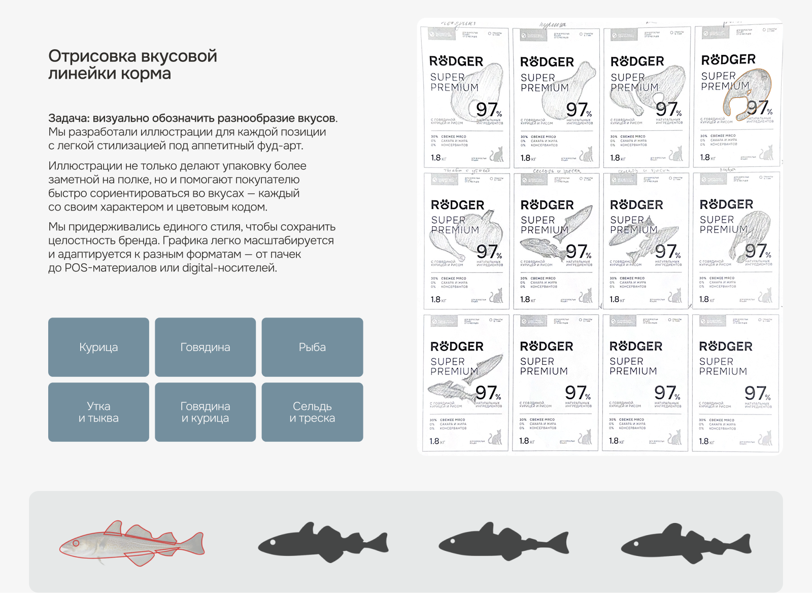 RODGER | Брендинг и разработка сайта для сухого корма — Изображение №11 — Интерфейсы, Брендинг на Dprofile