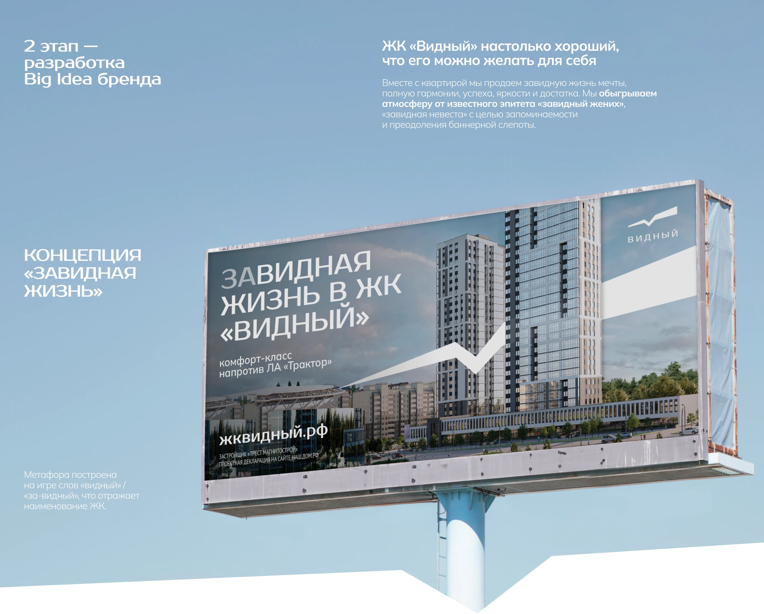 ЖК «Видный» | Ребрендинг, наружная реклама, промо-сайт — Изображение №5 — Брендинг, Маркетинг на Dprofile