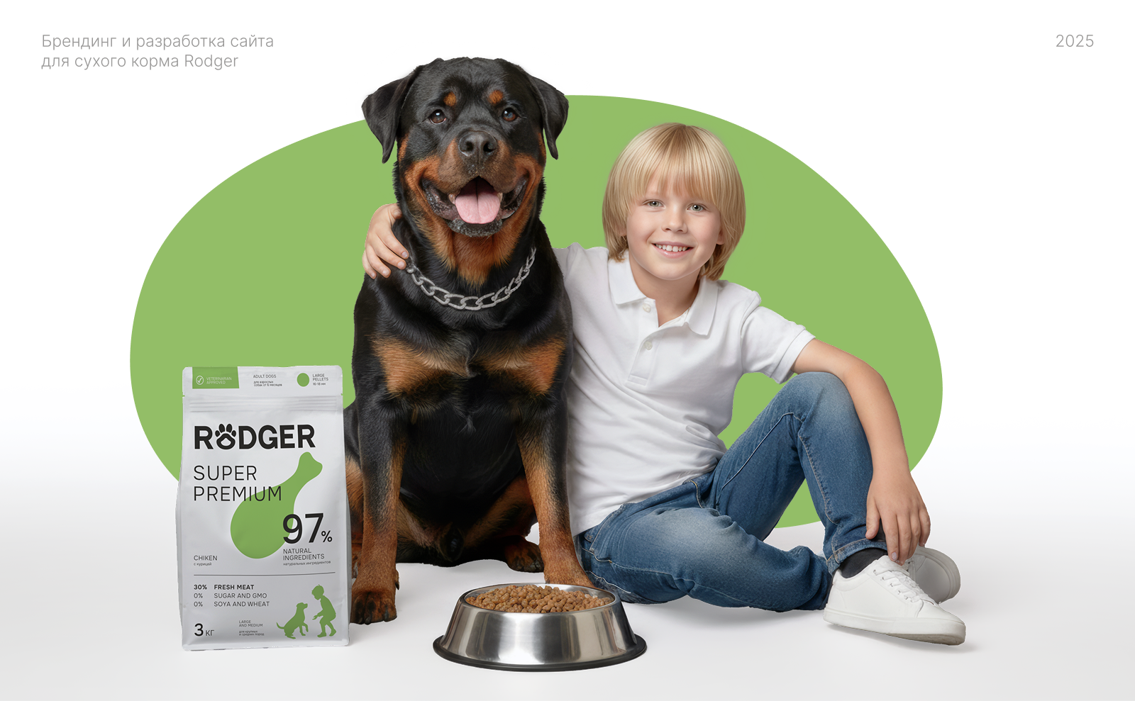 RODGER | Брендинг и разработка сайта для сухого корма — Изображение №1 — Интерфейсы, Брендинг на Dprofile