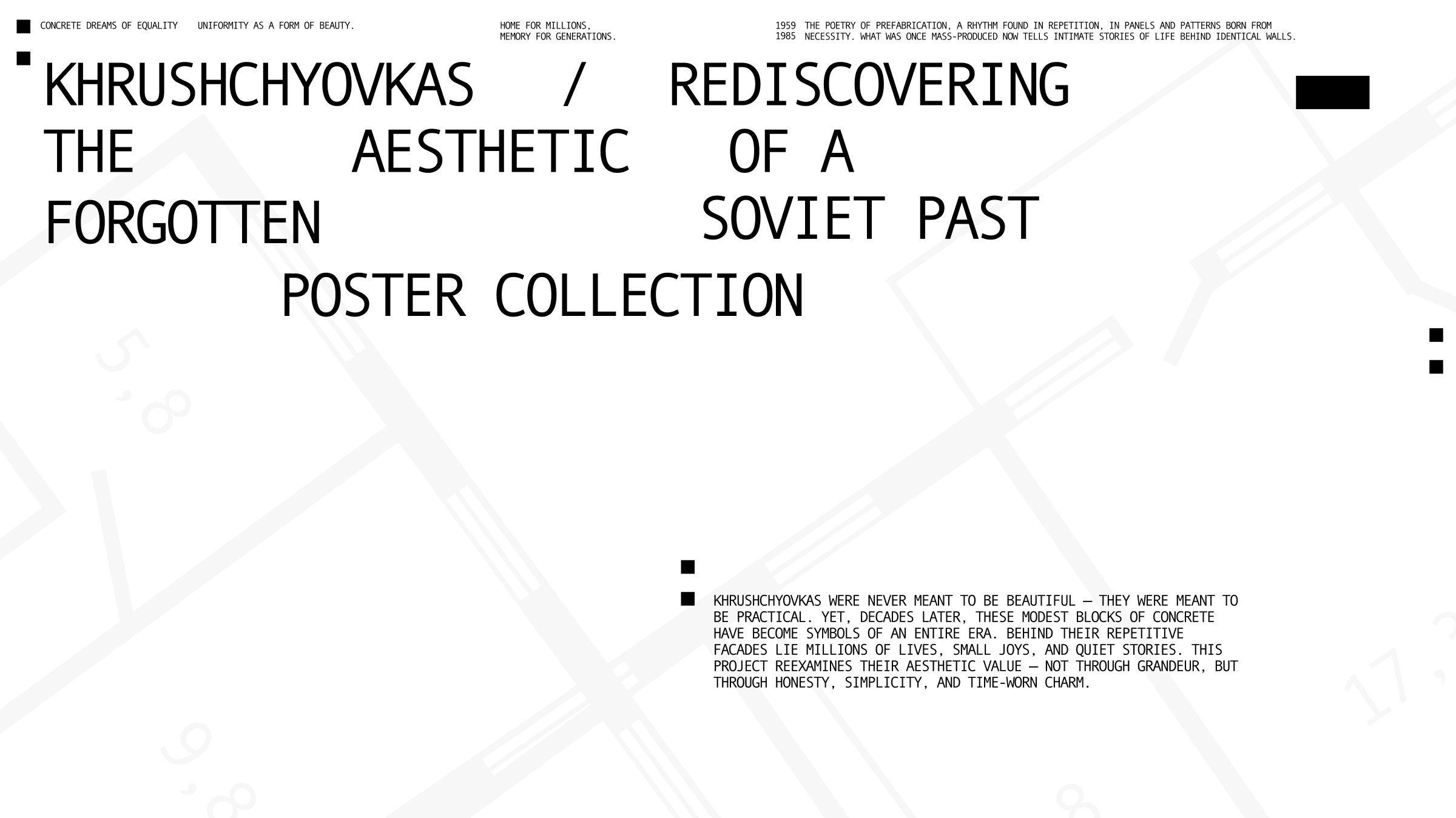 Советская массовая застройка (Коллекция постеров) — Изображение №1 — Графика на Dprofile