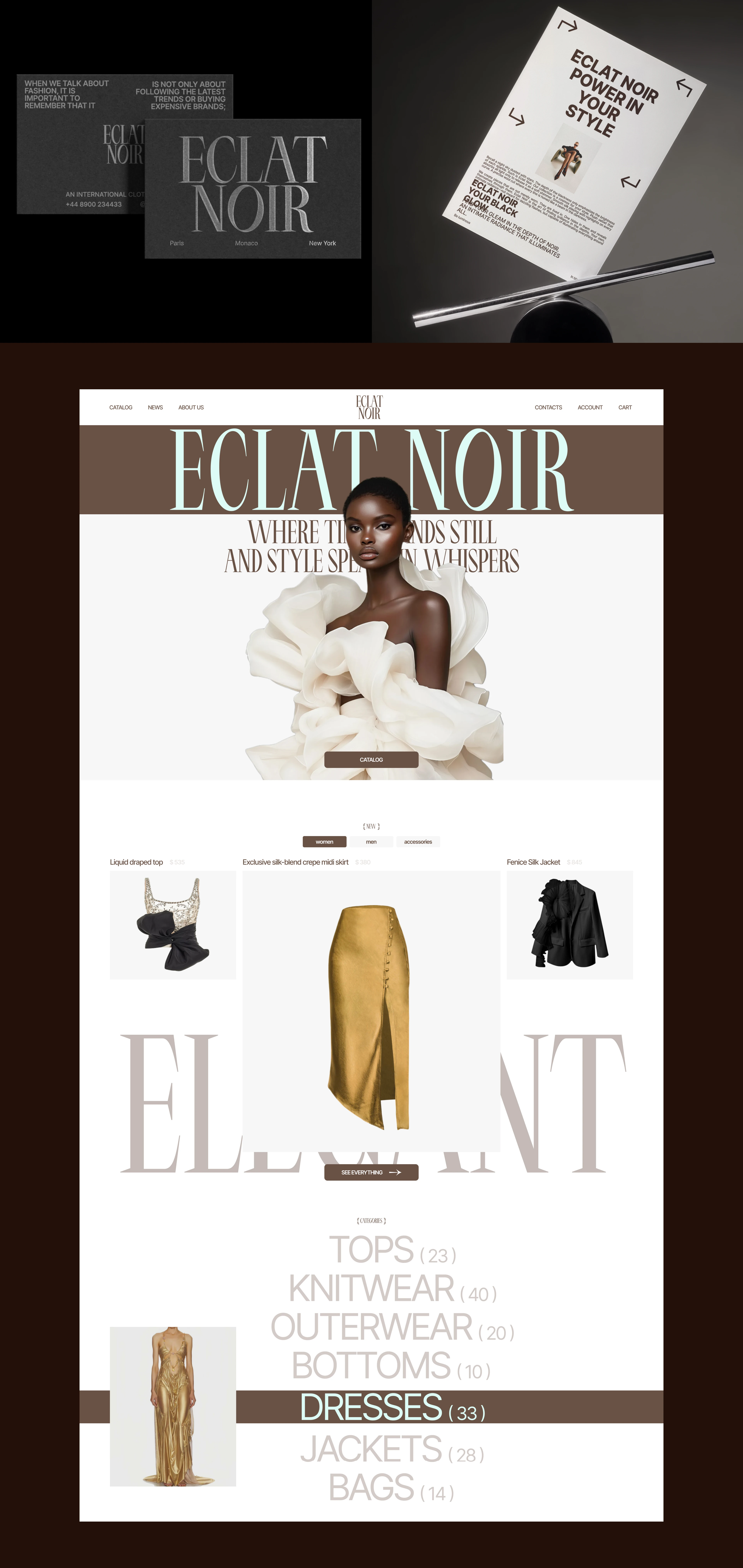 ECLAT NOIR — Изображение №2 — Интерфейсы на Dprofile
