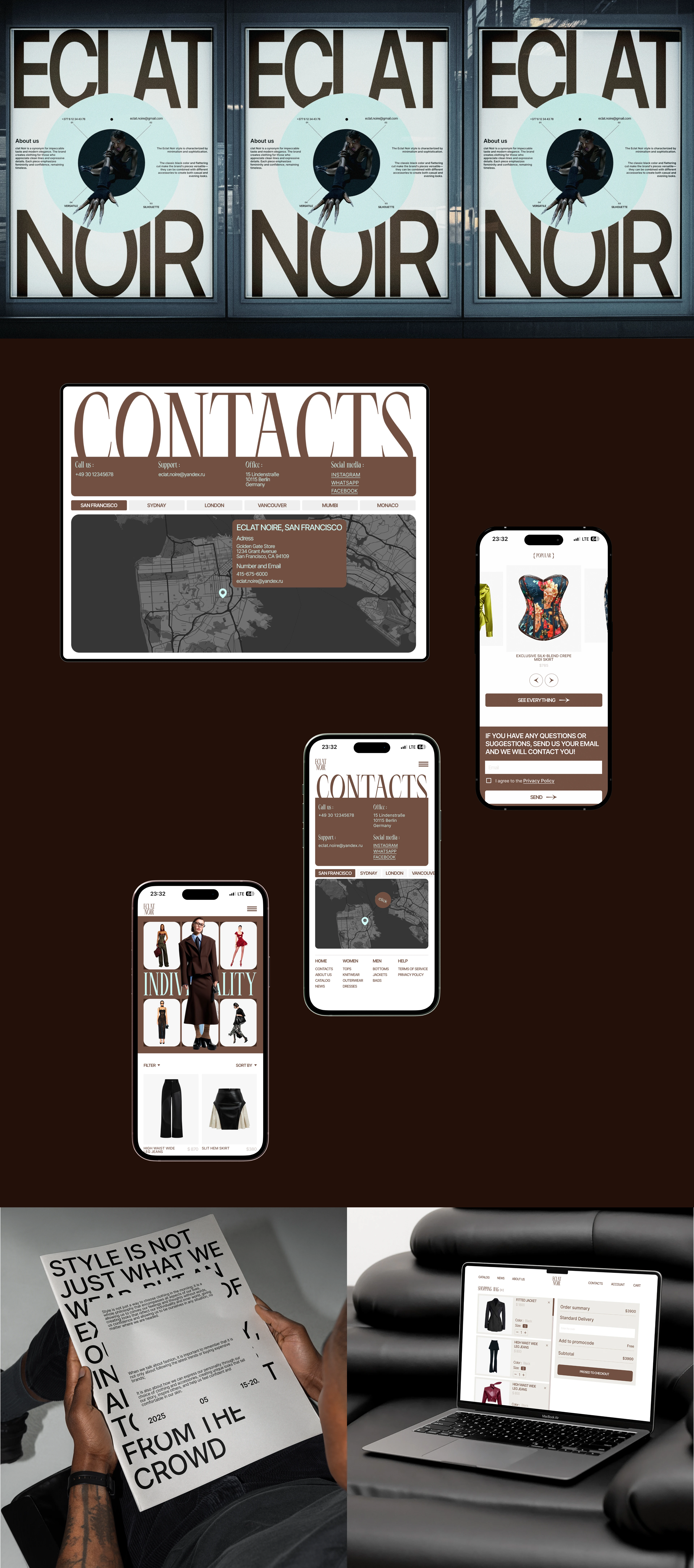 ECLAT NOIR — Изображение №3 — Интерфейсы на Dprofile